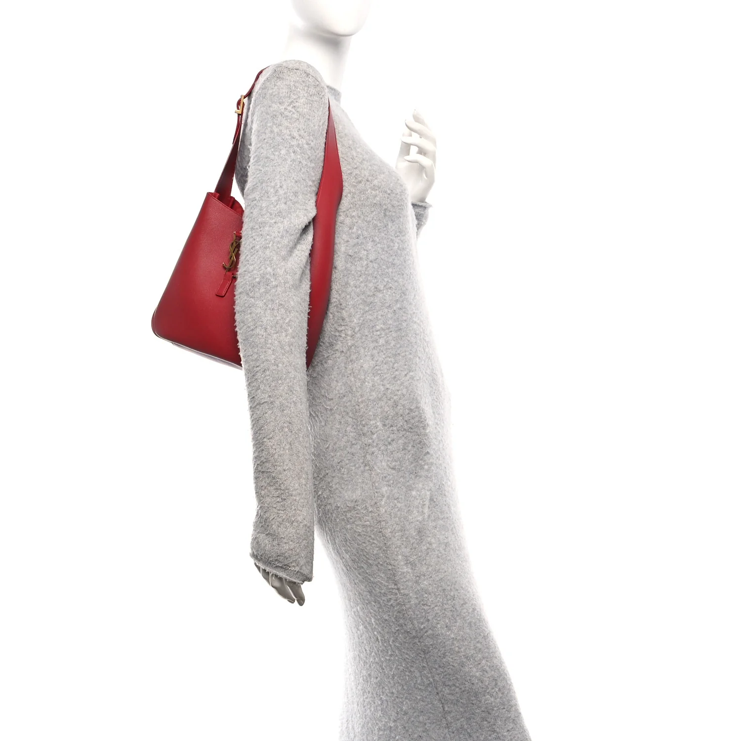 Smooth Calfskin Small Le 5 A 7 Soft Hobo Red Danger - Image 2