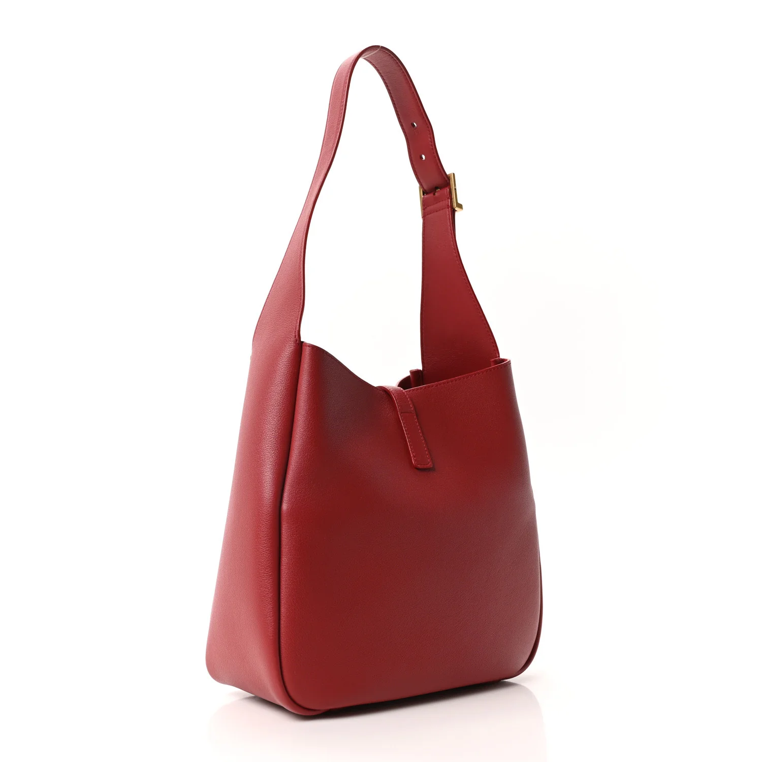 Smooth Calfskin Small Le 5 A 7 Soft Hobo Red Danger - Image 3