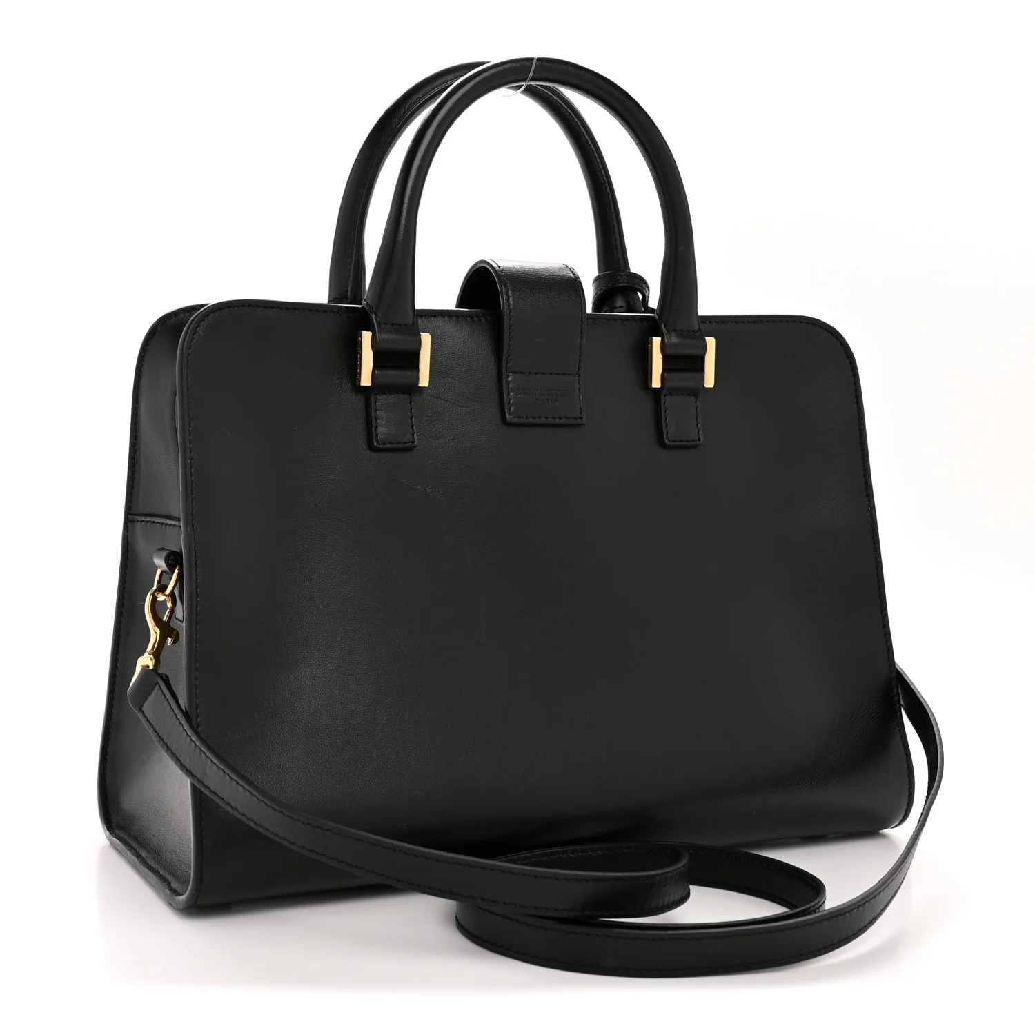 Smooth Calfskin Small Monogram Cabas Black - Image 3