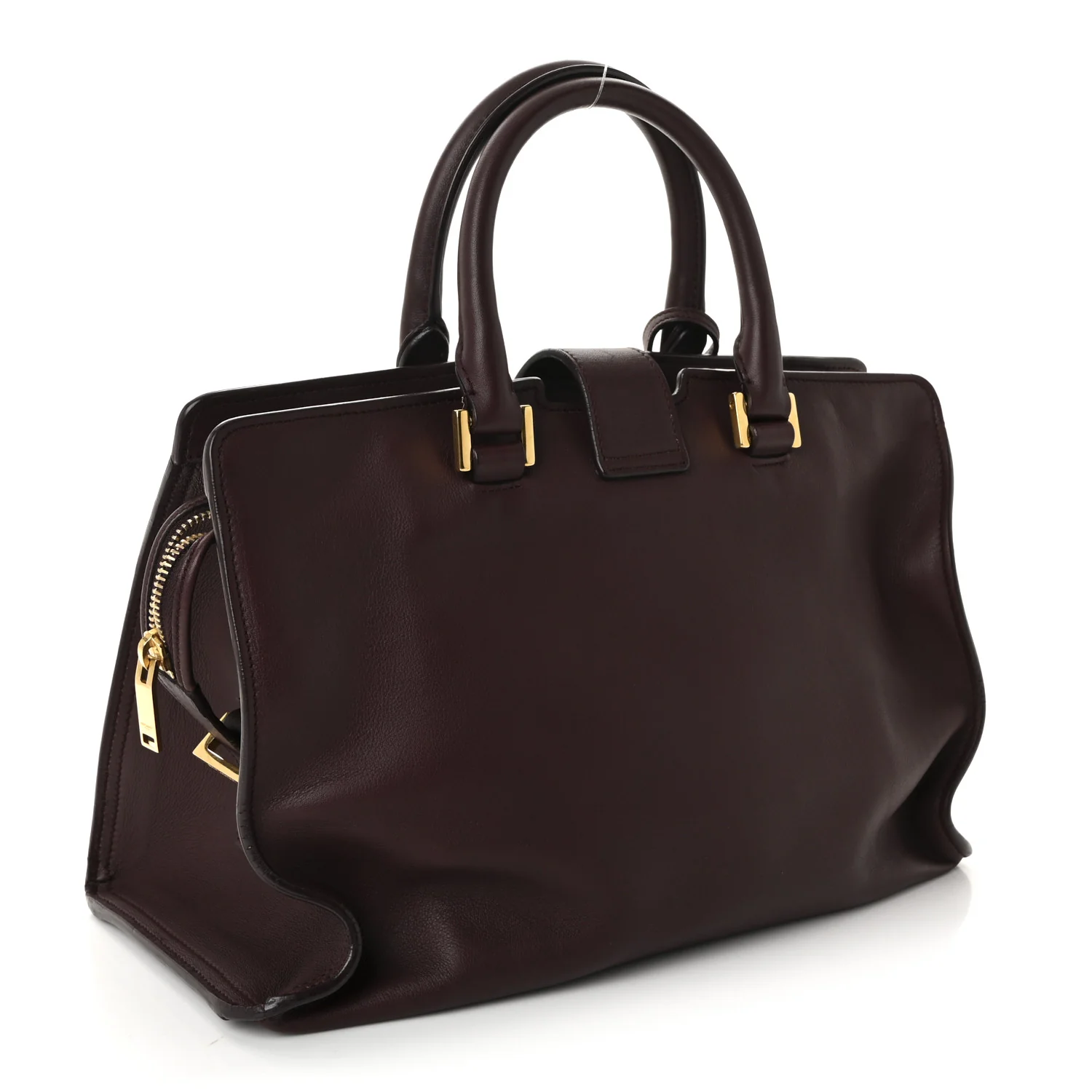 Smooth Calfskin Small Monogram Cabas Rouge Legion - Image 3