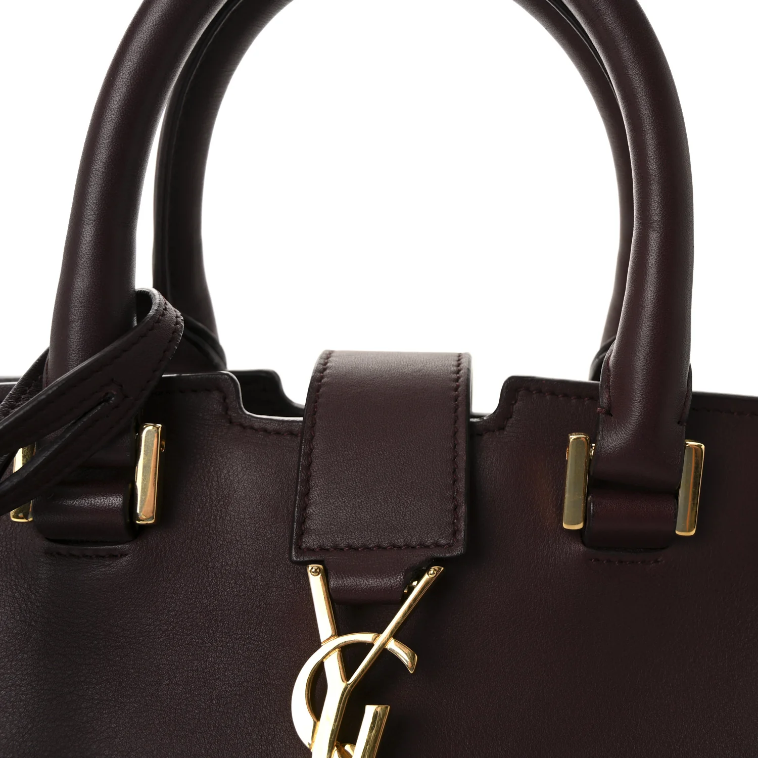 Smooth Calfskin Small Monogram Cabas Rouge Legion - Image 7
