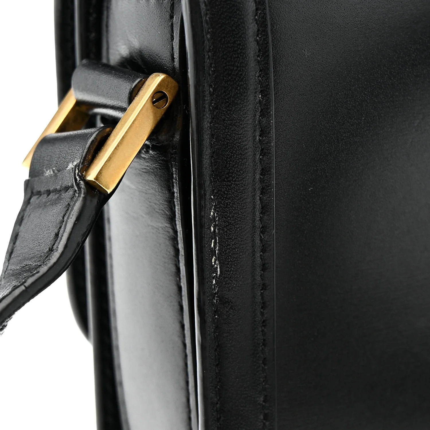 Smooth Calfskin Small Solferino Satchel Black - Image 11