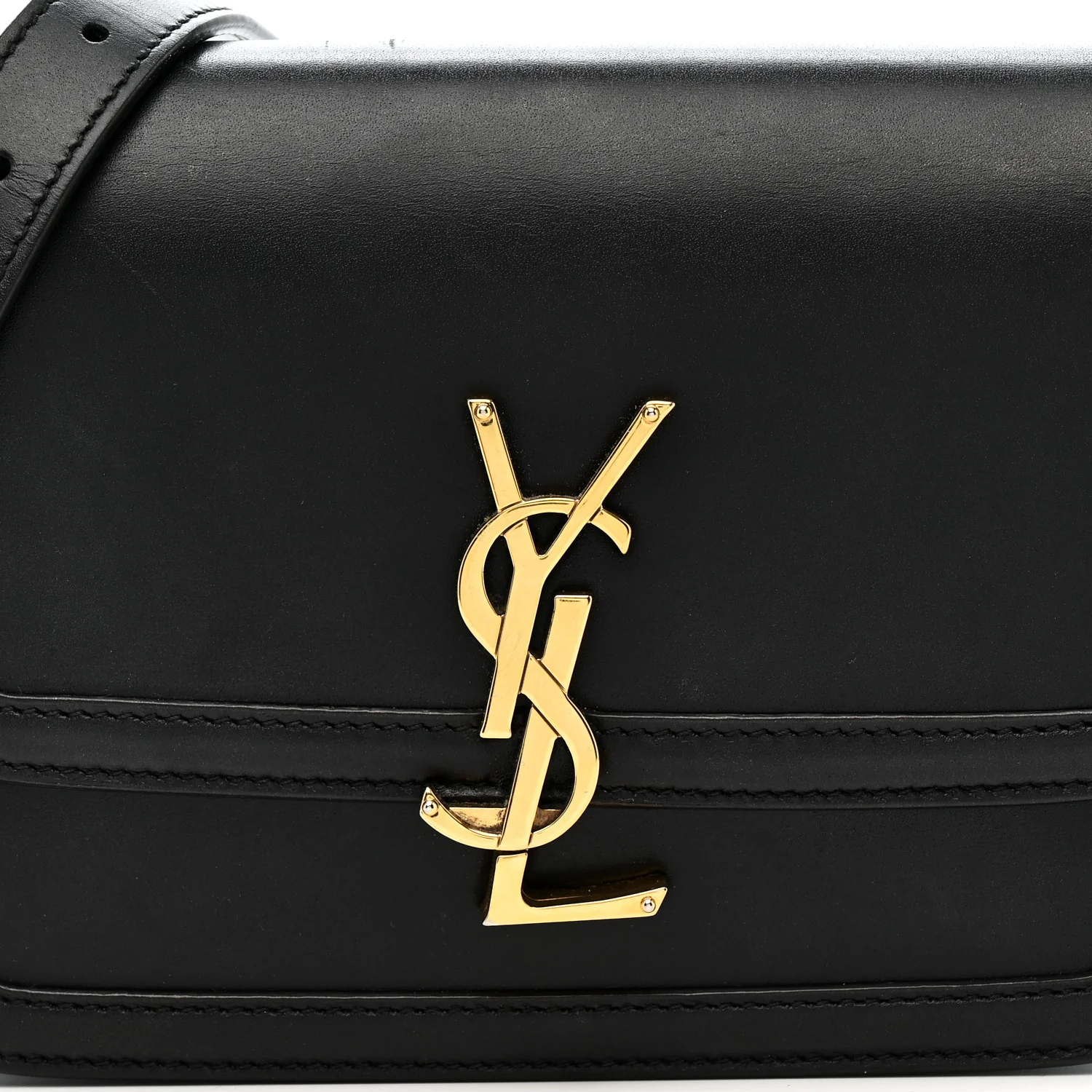 Smooth Calfskin Small Solferino Satchel Black - Image 7