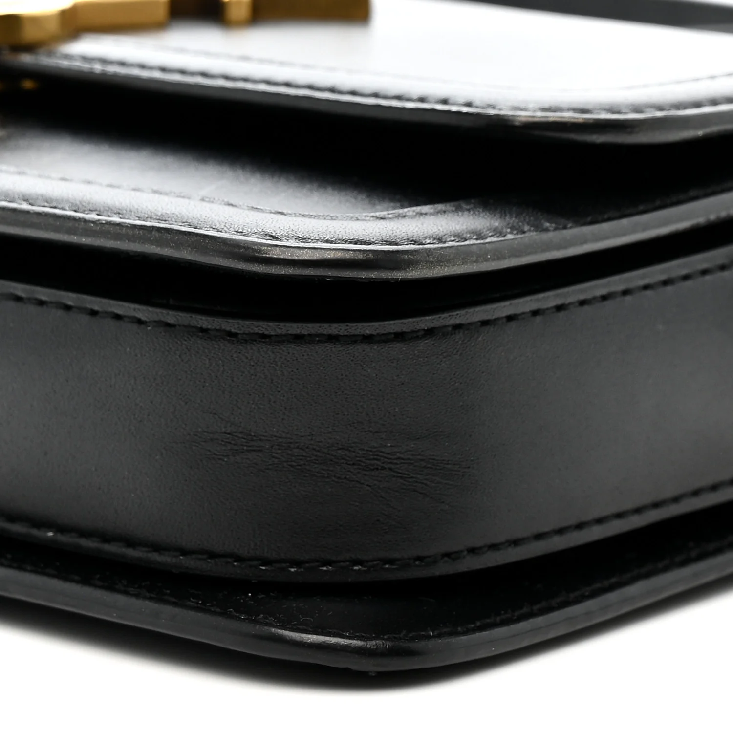 Smooth Calfskin Small Solferino Satchel Black - Image 9