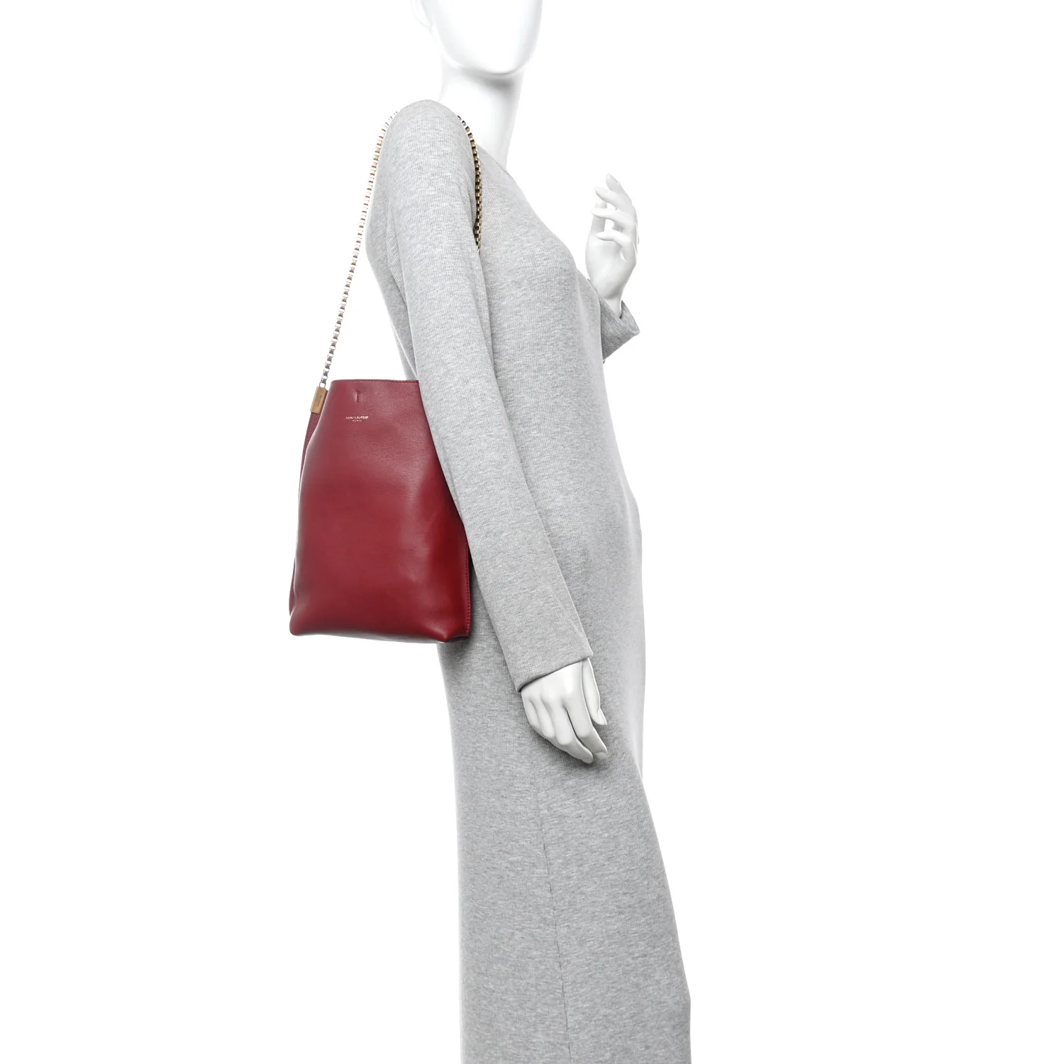 Smooth Calfskin Small Suzanne Hobo Red - Image 2