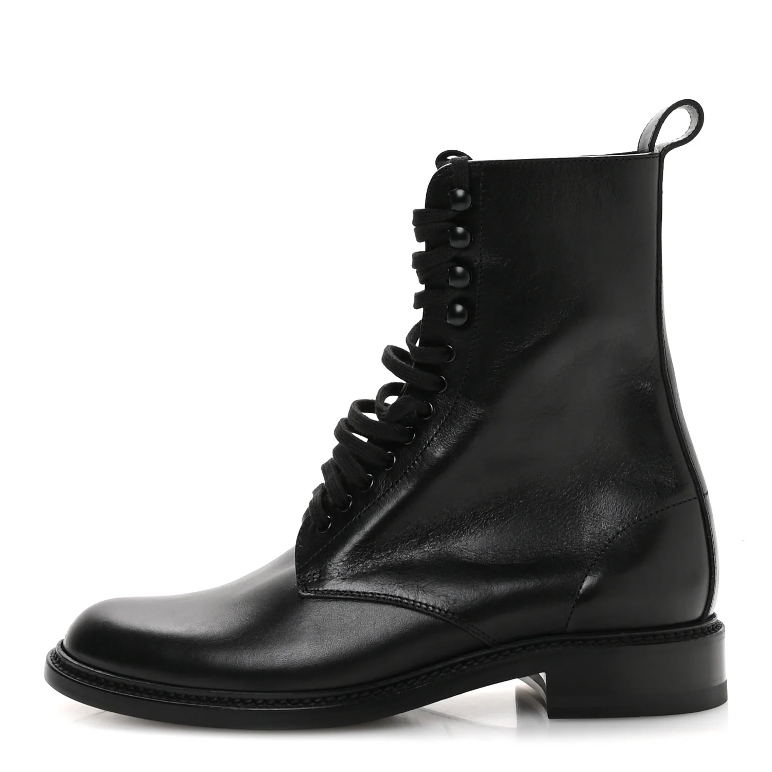 Stalker Lambskin Mens Army 20 Lace Up Boots 40 Black