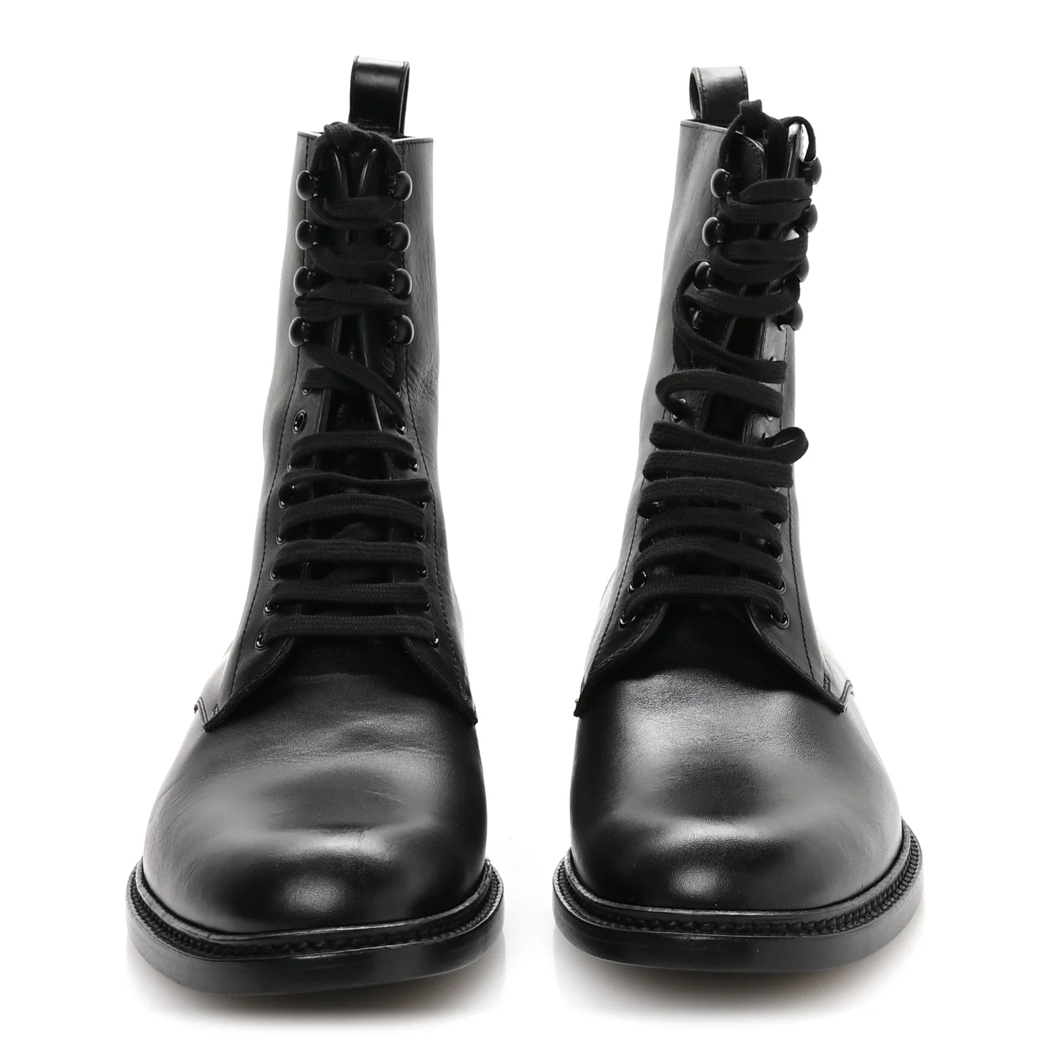 Stalker Lambskin Mens Army 20 Lace Up Boots 40 Black - Image 3
