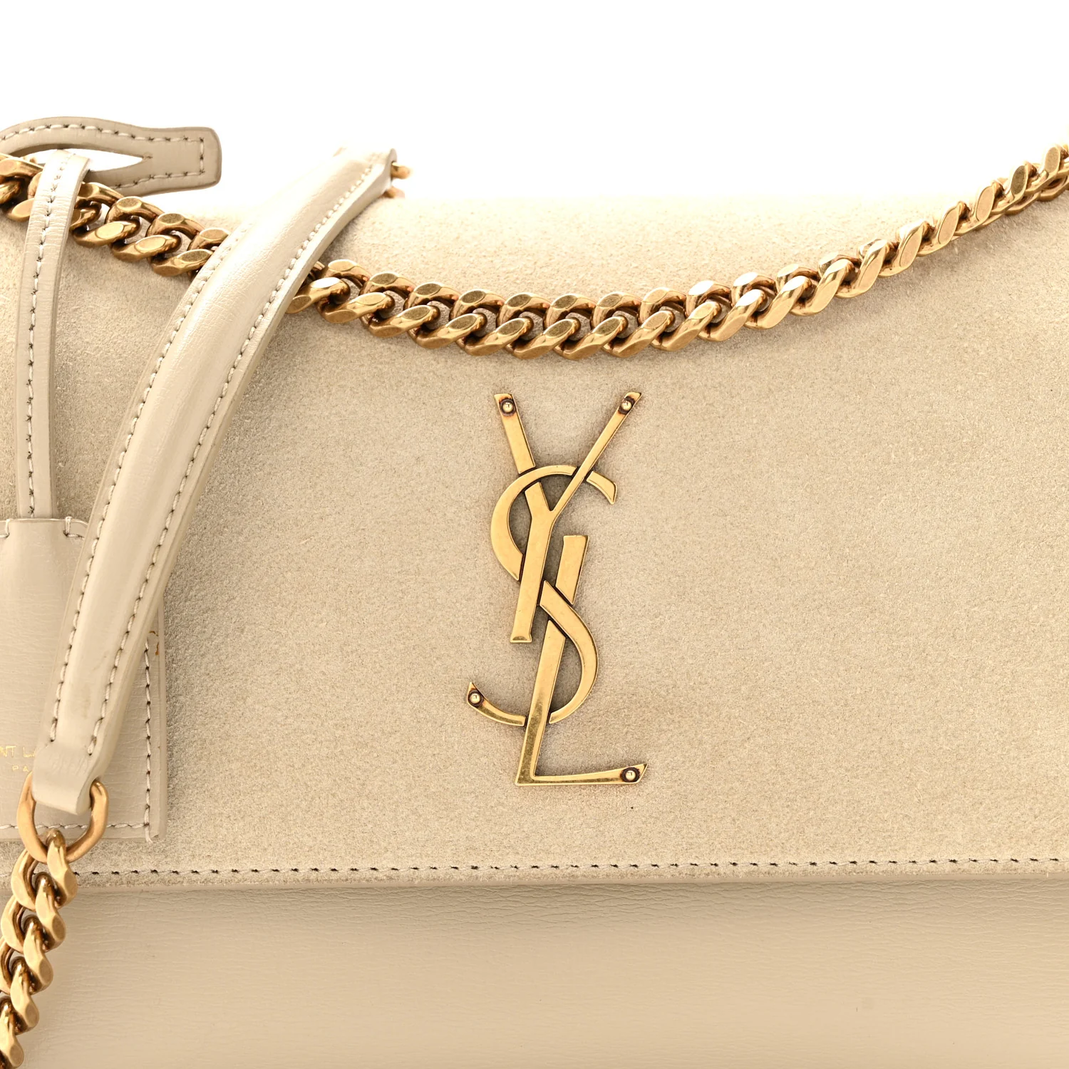 Suede Calfskin Medium Monogram Sunset Sea Salt - Image 9