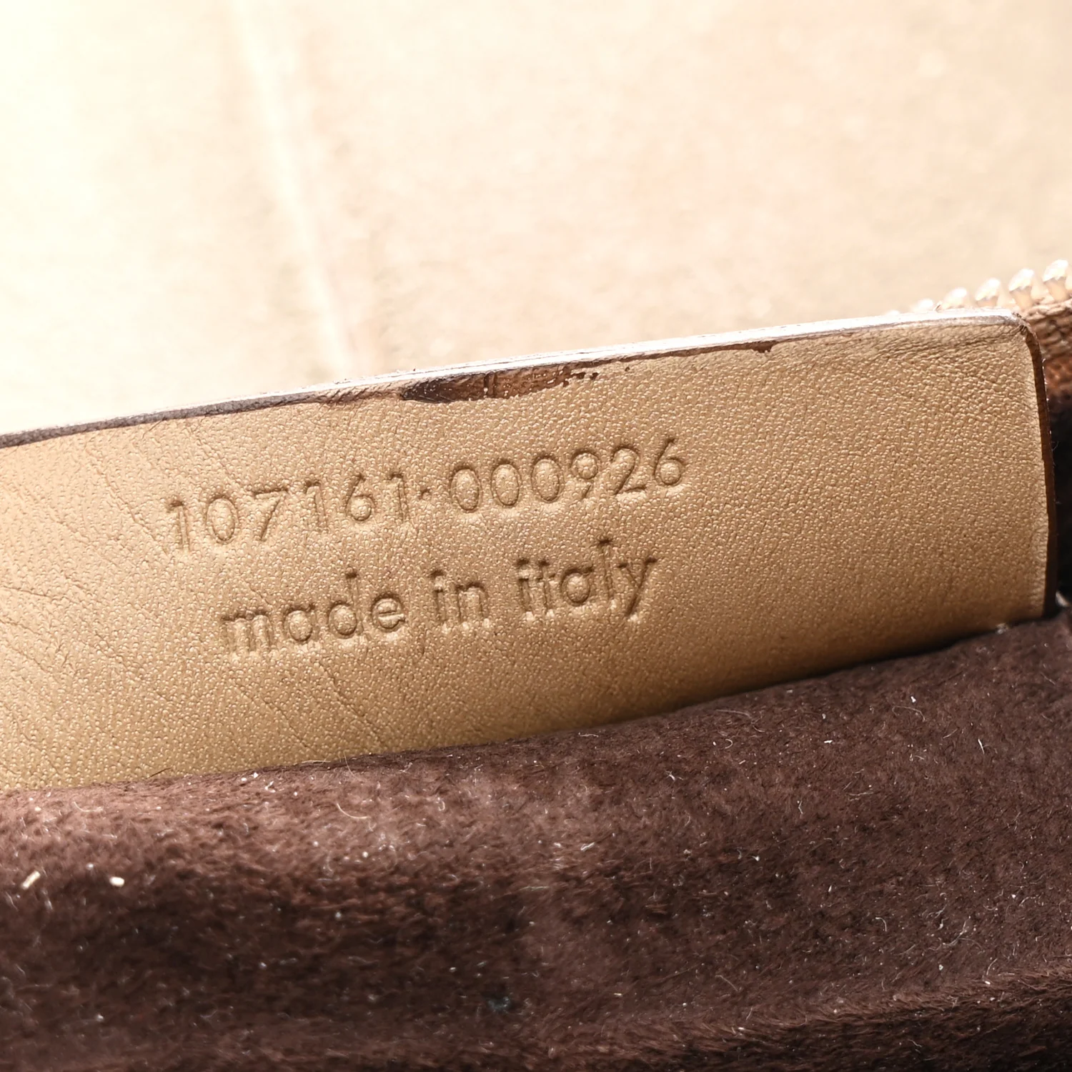 Suede Calfskin Small Hobo Beige - Image 7