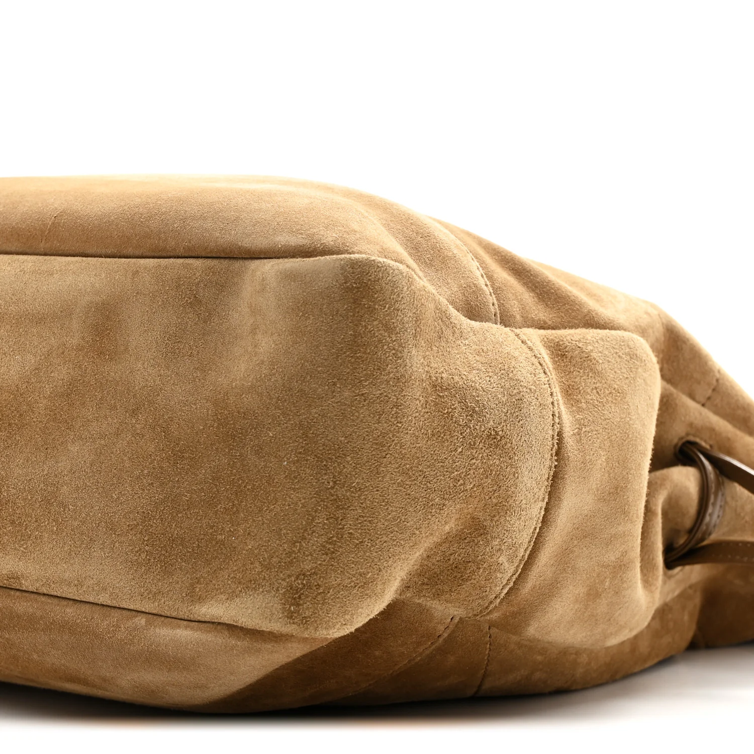 Suede Jamie Medium Shopping Tote Golden Leaf - Image 12