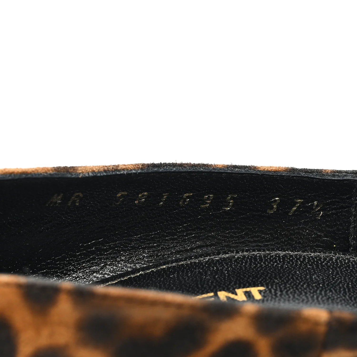 Suede Leopard Printed Anja Pumps 37.5 Natural Coffee - Image 9