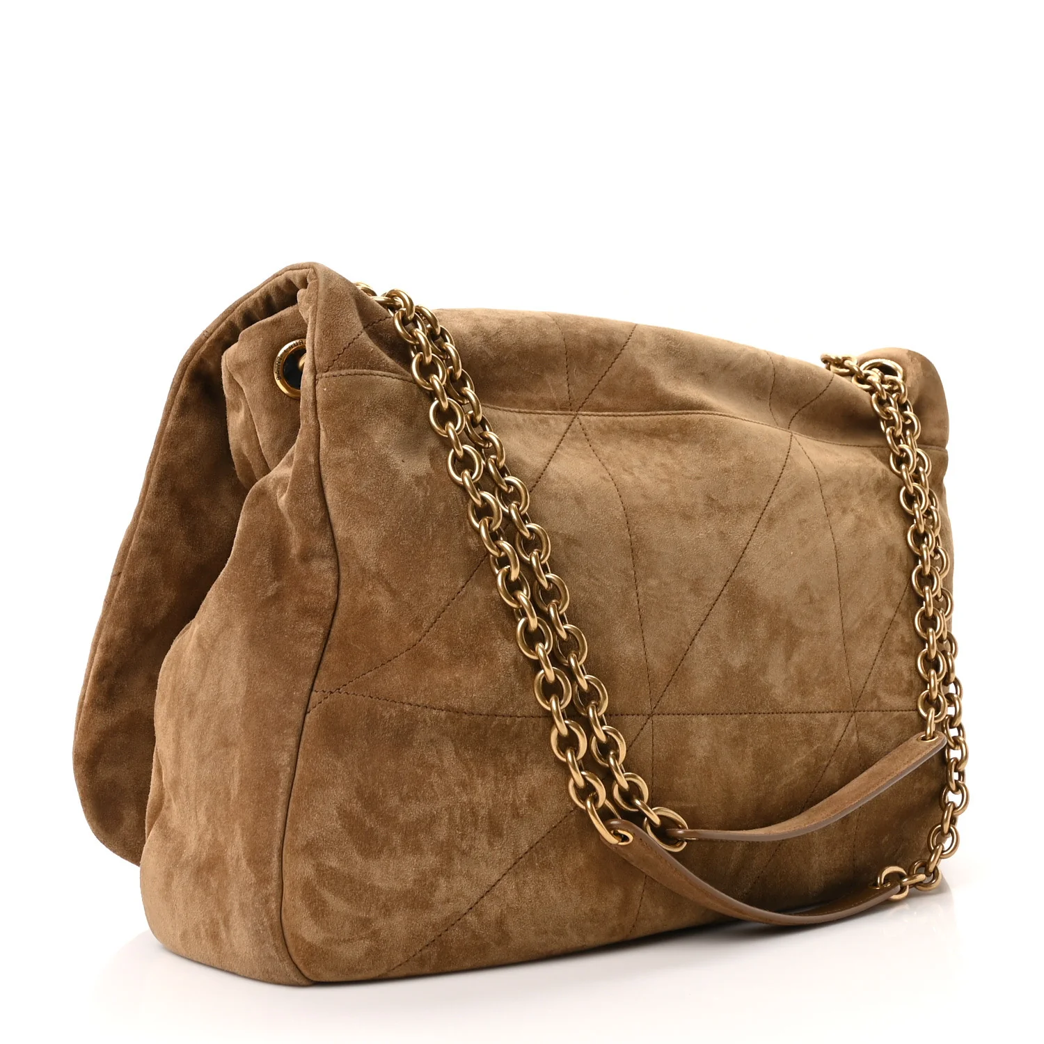 Suede Matelasse Monogram Large Jamie 4.3 Golden Leaf - Image 3