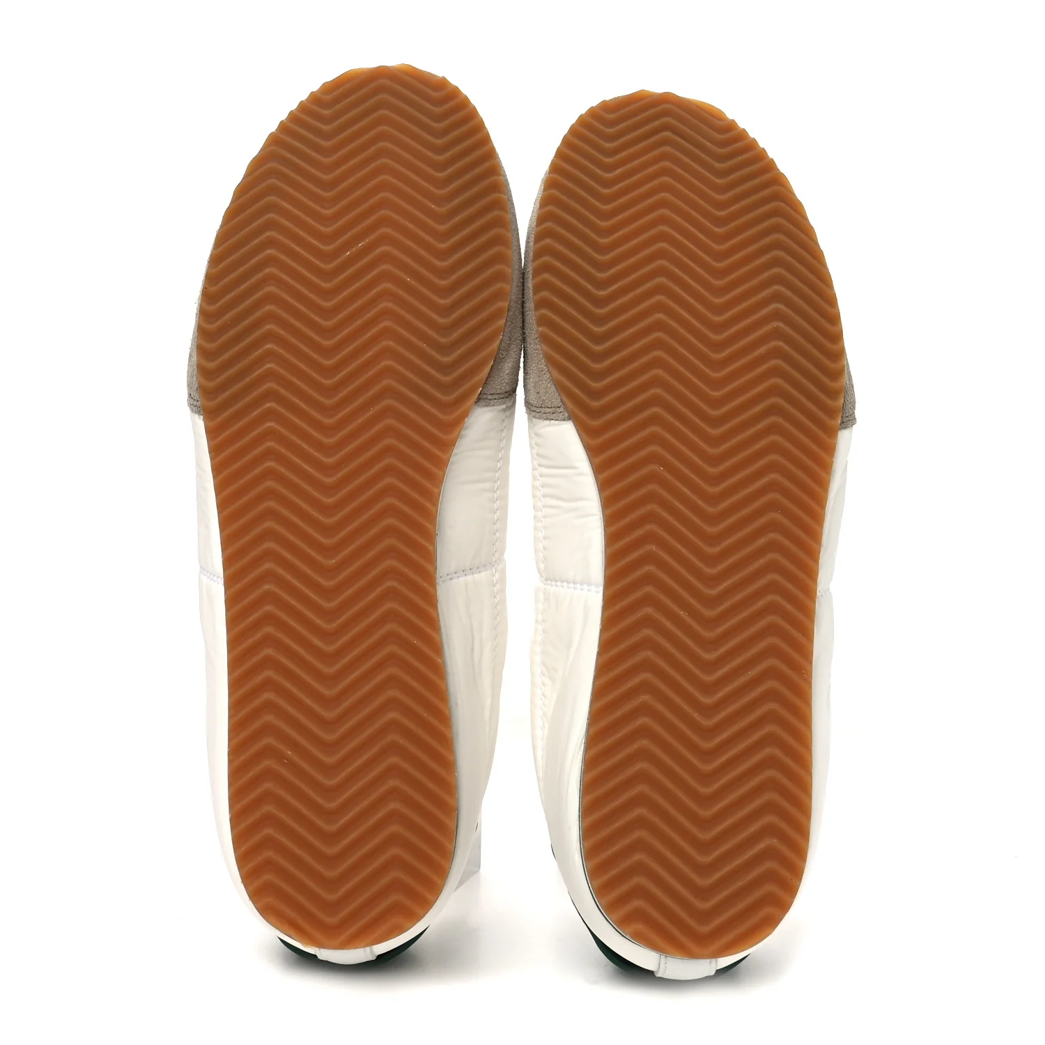Suede Nylon Aston Sneakers 40 White Green - Image 6