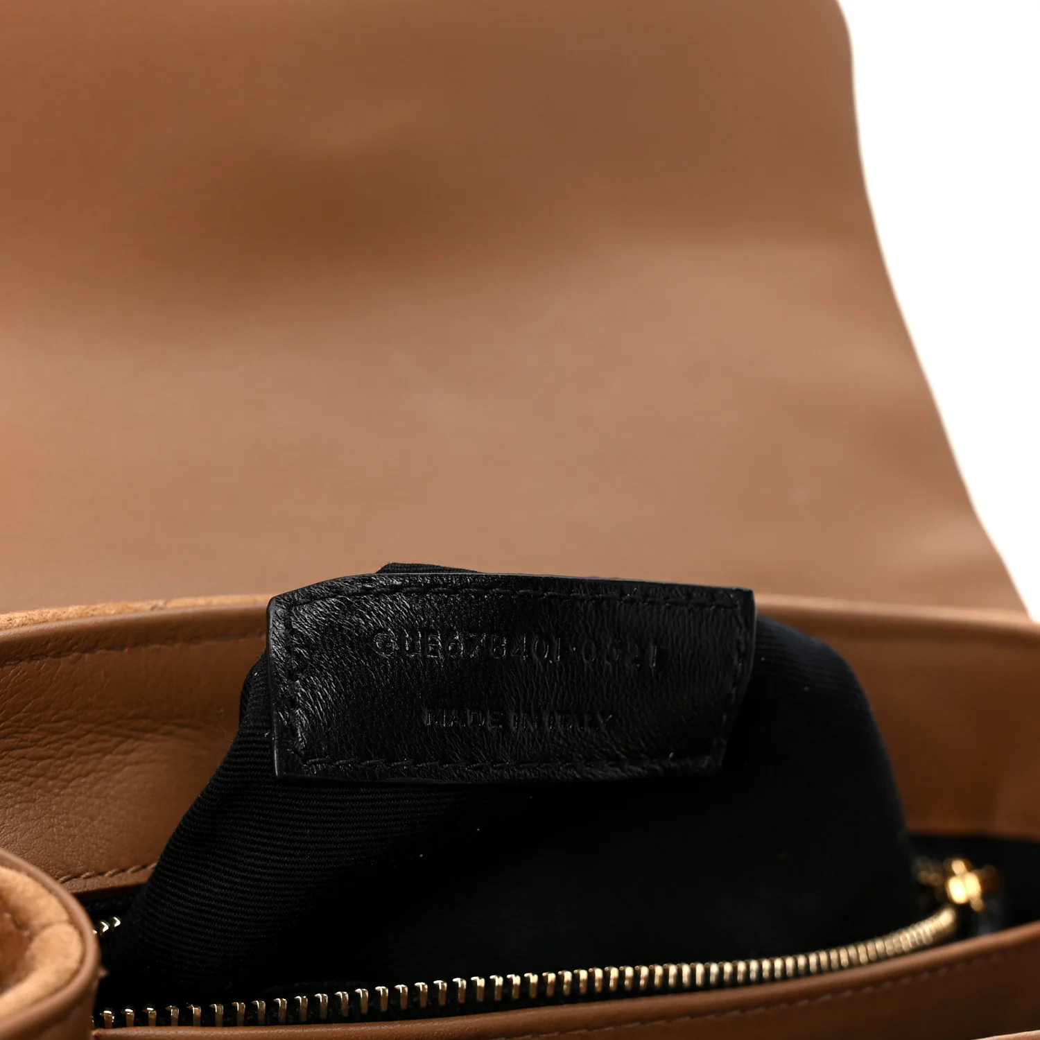 Suede Toy Loulou Shoulder Bag Cinnamon - Image 8