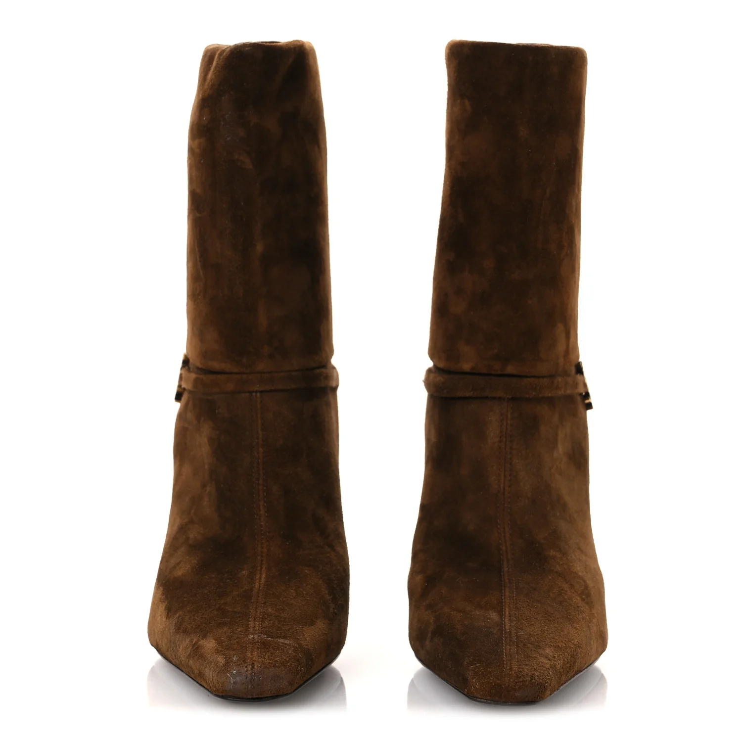 Suede Vicky 90 Booties 36 Land - Image 3