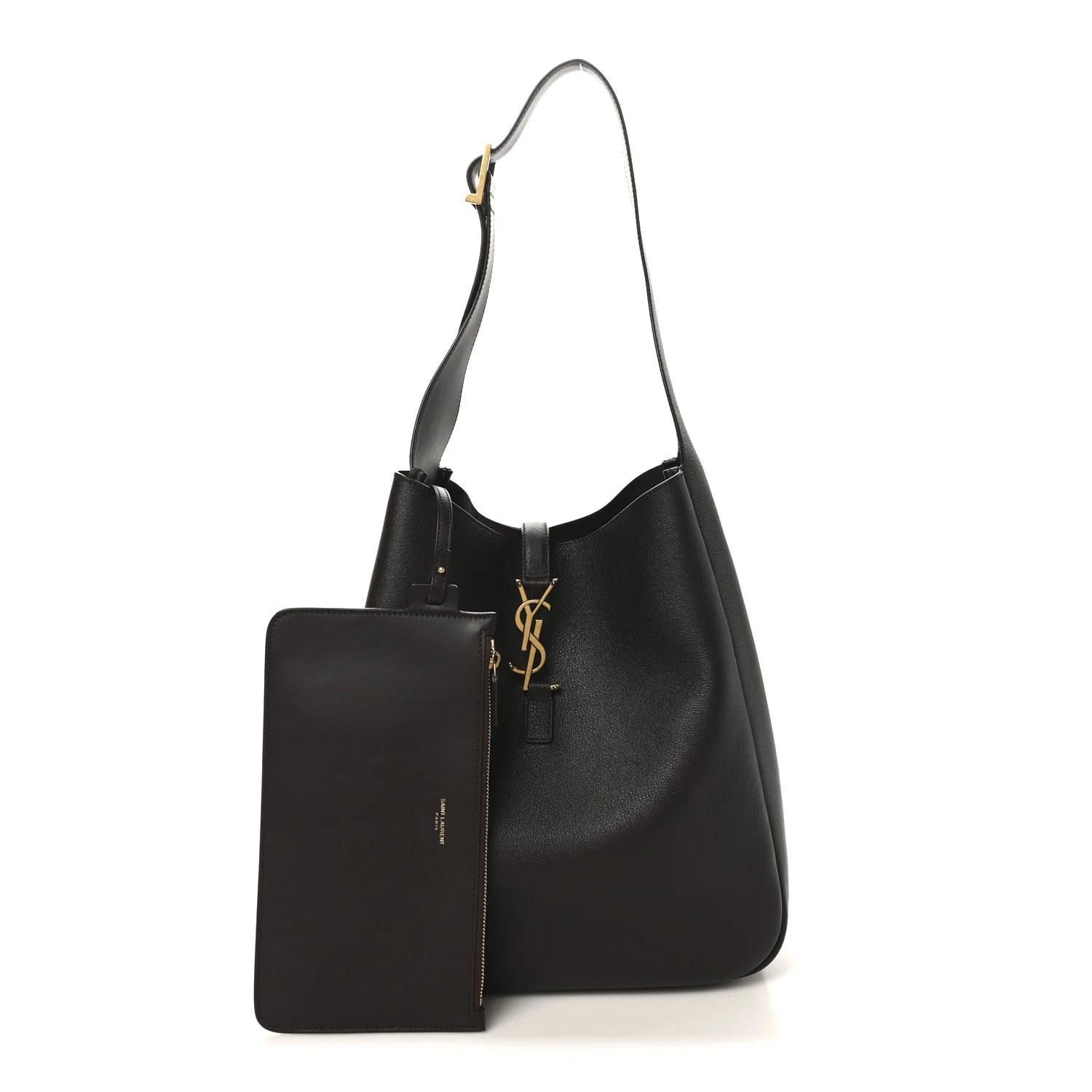 Supple Calfskin Large Le 5 A 7 Soft Hobo Chocolate - Image 3