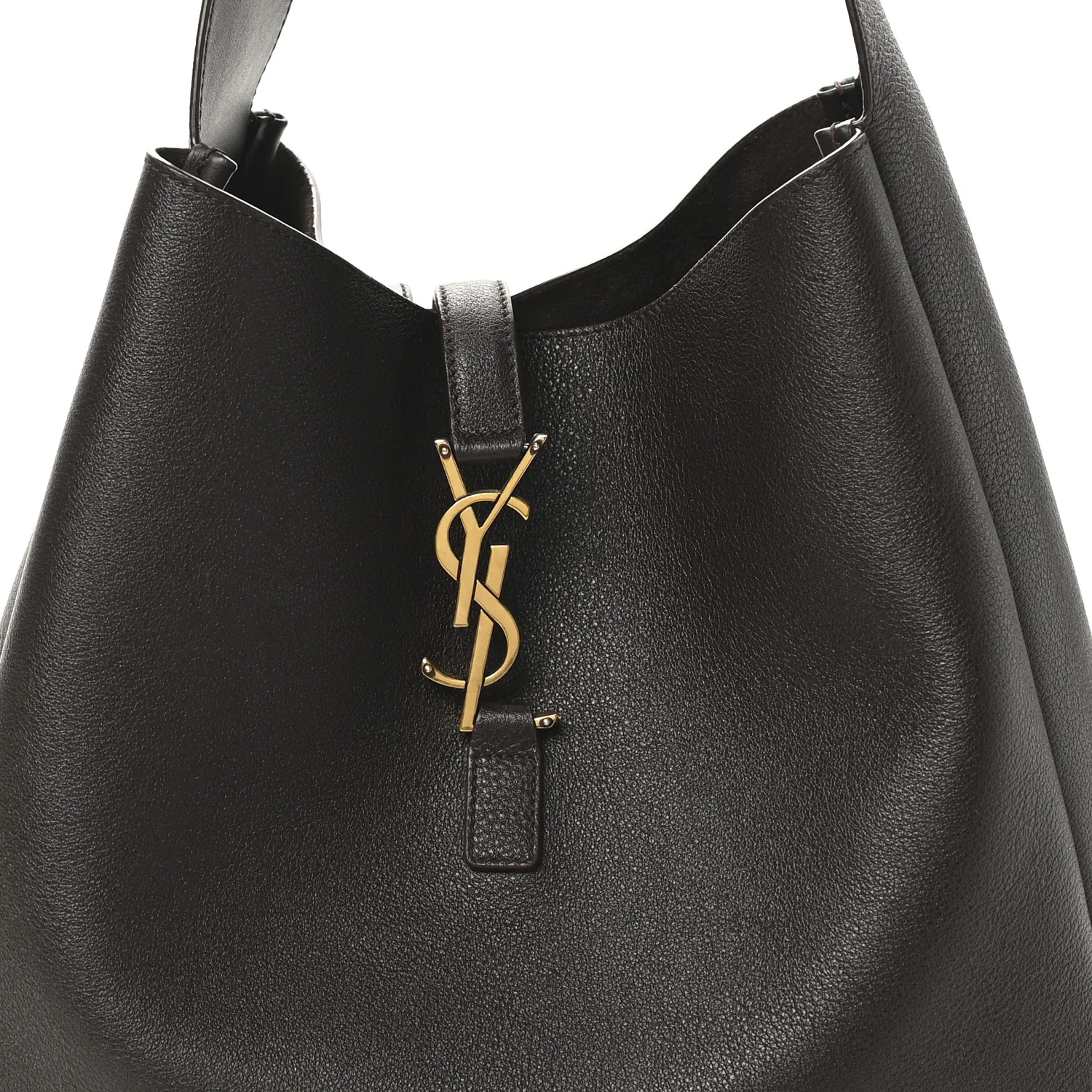 Supple Calfskin Large Le 5 A 7 Soft Hobo Chocolate - Image 8