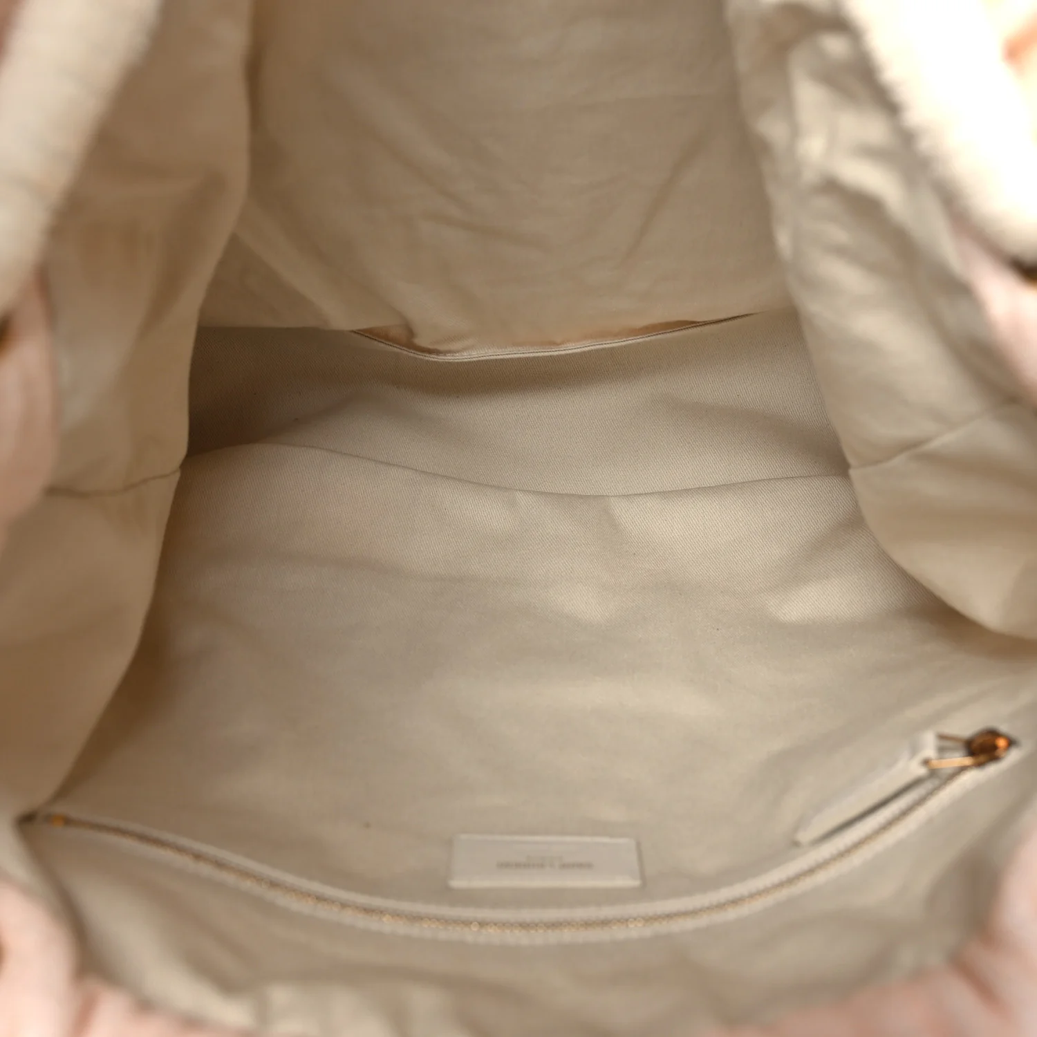 Terrycloth Summer Print Matelasse Backpack Poudre White Multicolor - Image 5