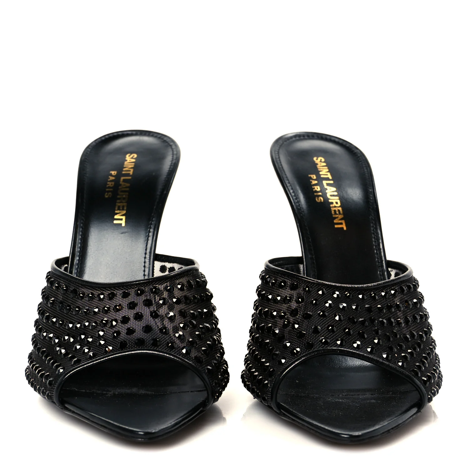 Tulle Strass Gippy 110 Mule Sandals 37.5 Black - Image 3