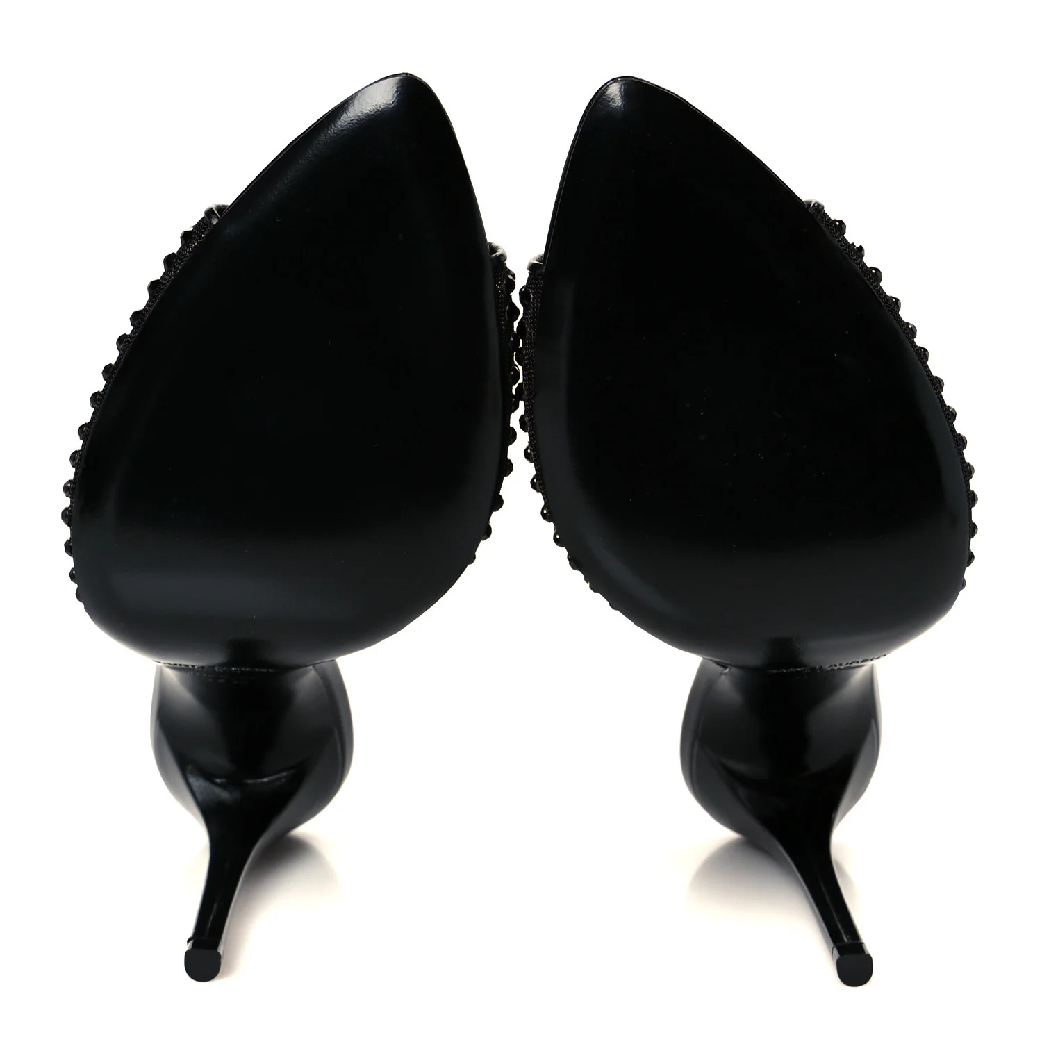 Tulle Strass Gippy 110 Mule Sandals 37.5 Black - Image 6