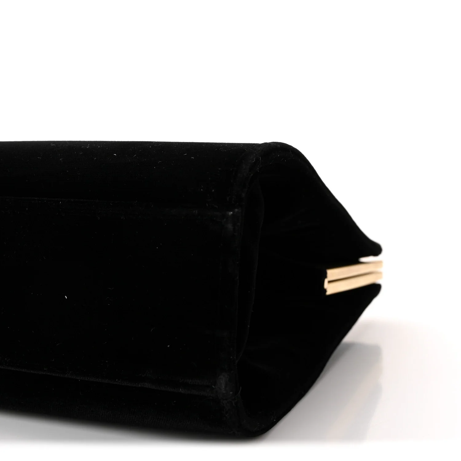 Velvet Large Le Anne-Marie Shoulder Bag Black - Image 9