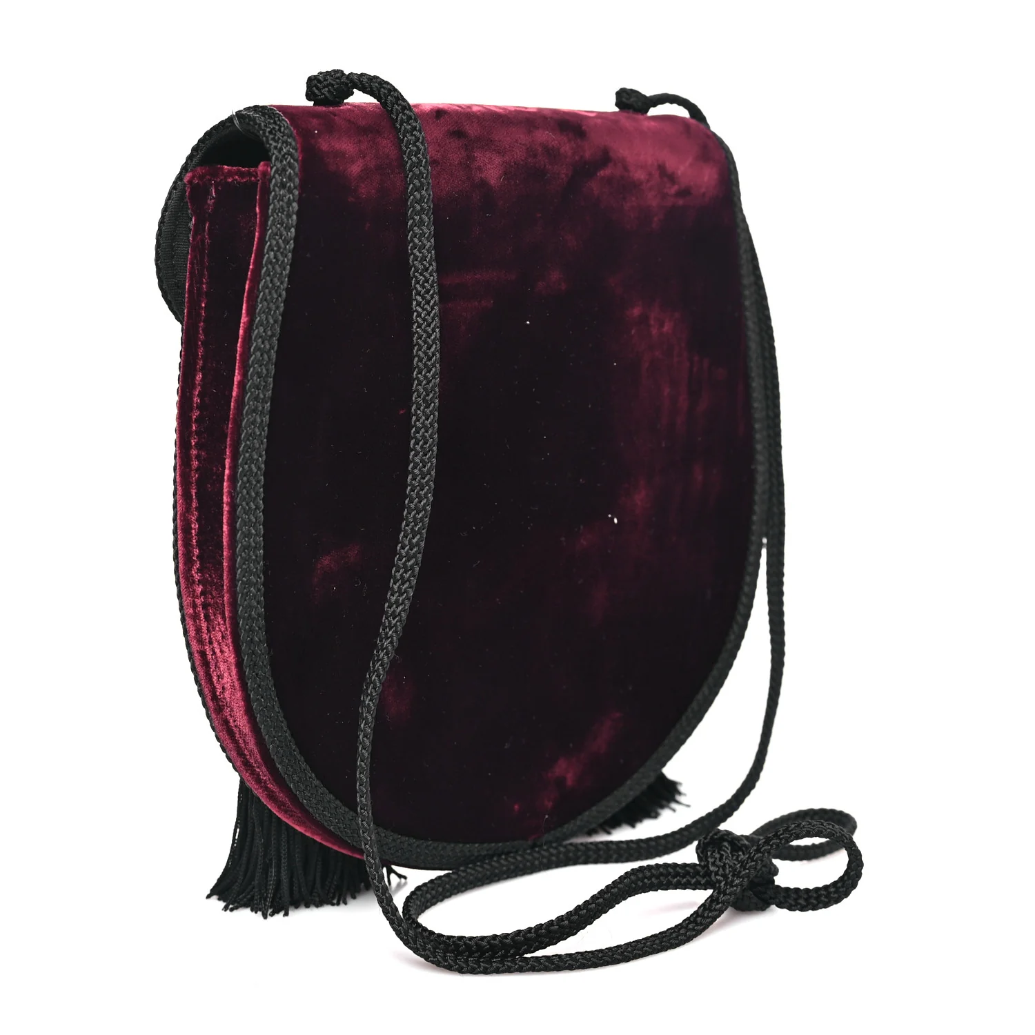 Velvet Opium 2 Crossbody Bag Bordeaux Black - Image 2