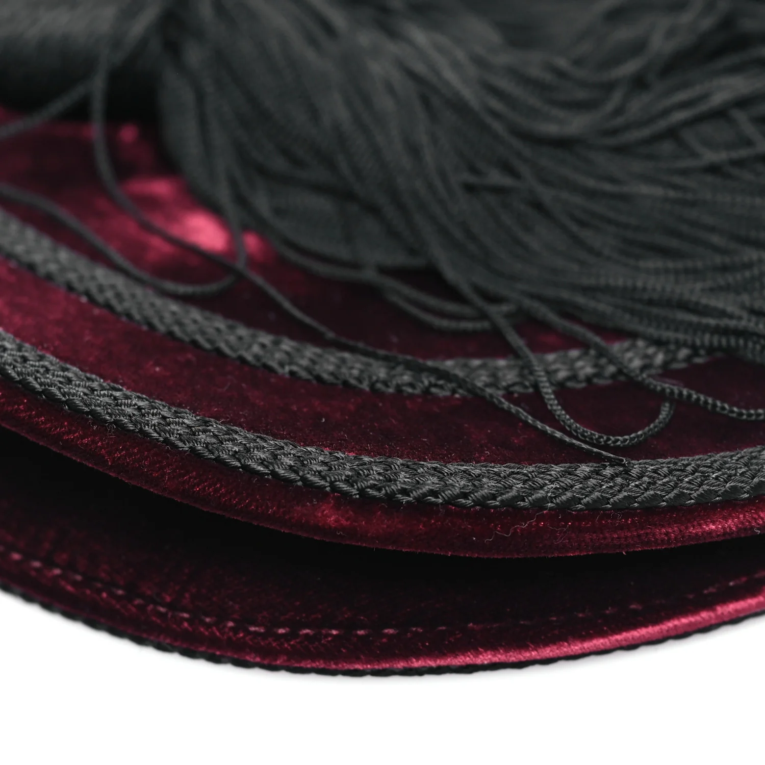 Velvet Opium 2 Crossbody Bag Bordeaux Black - Image 8