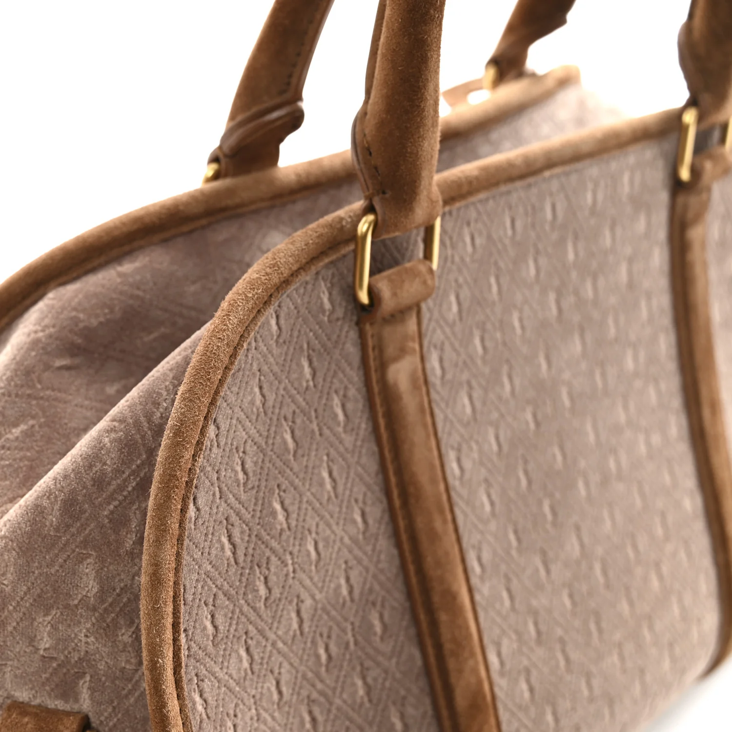 Velvet Suede Le Monogramme Duffle Red Cigar - Image 11