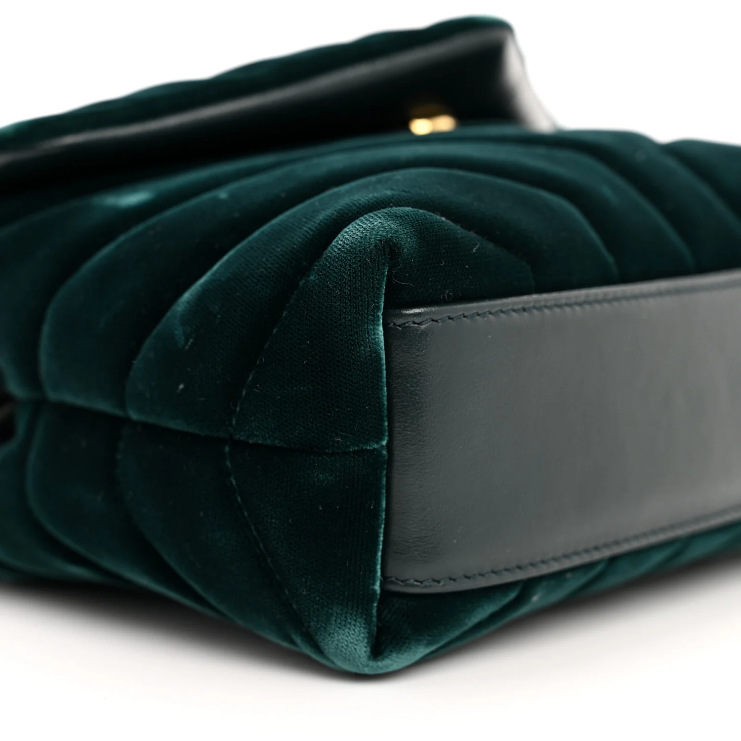 Velvet Y Quilted Monogram Toy Loulou Chain Satchel Dark Ottanio - Image 8