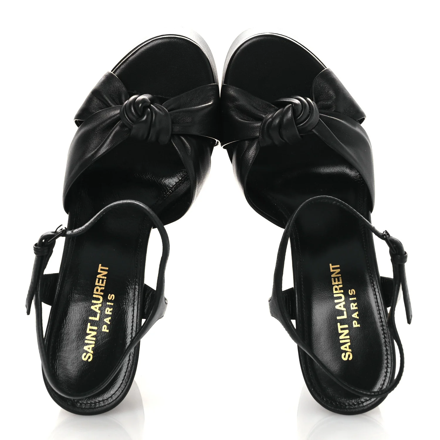Vendome Bianca 85 Platform Sandals 36.5 Black - Image 2
