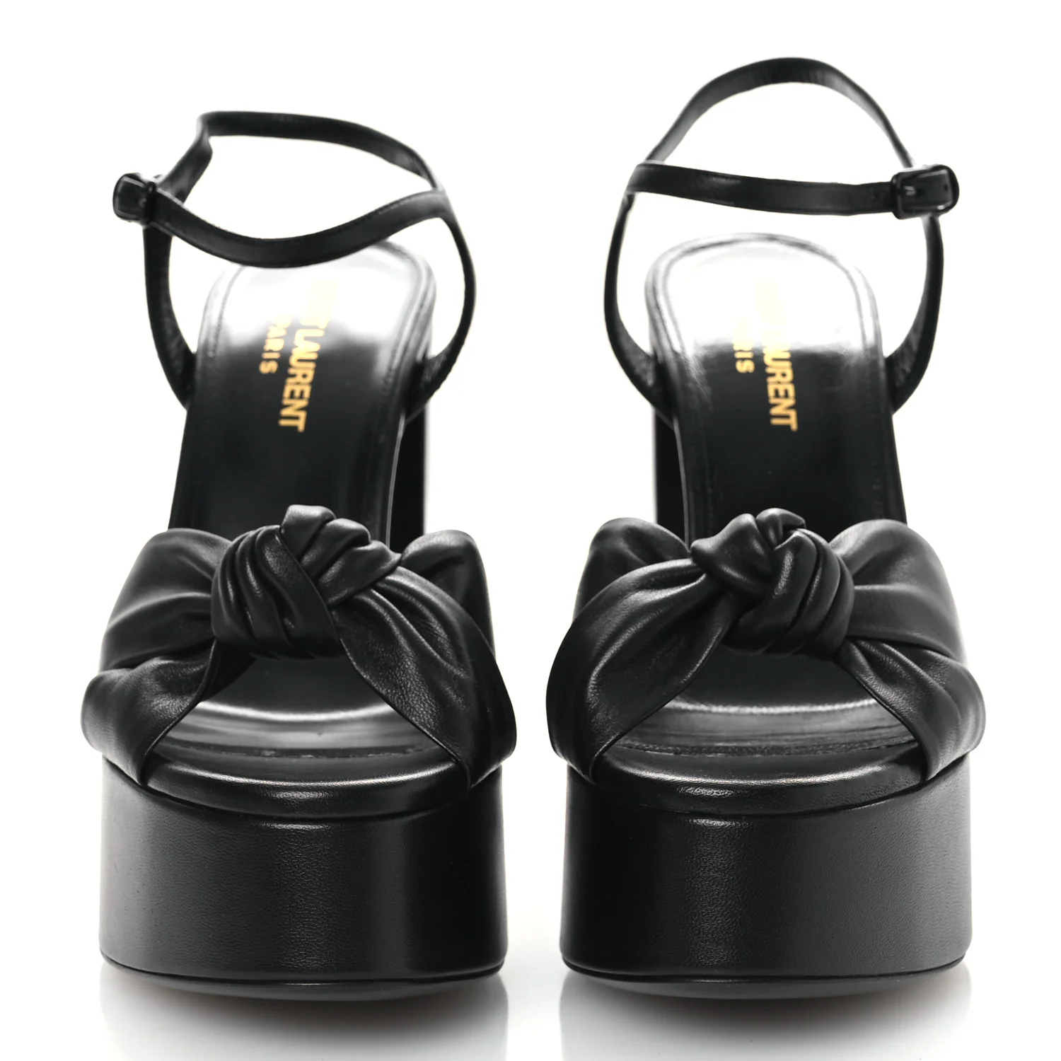 Vendome Bianca 85 Platform Sandals 36.5 Black - Image 3