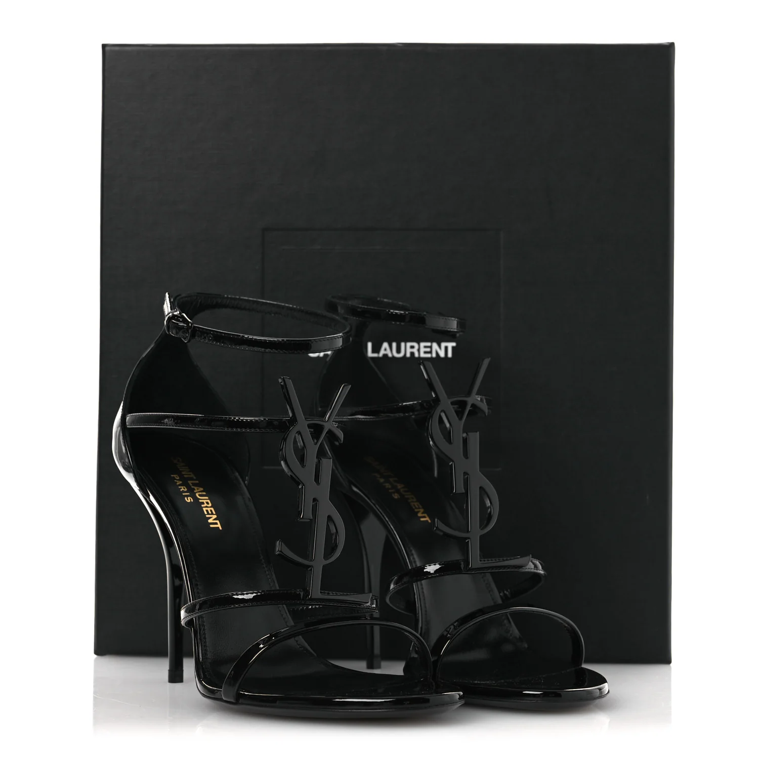 Vernice Chiffon 100 Ankle Strap Sandals 39.5 Black - Image 11