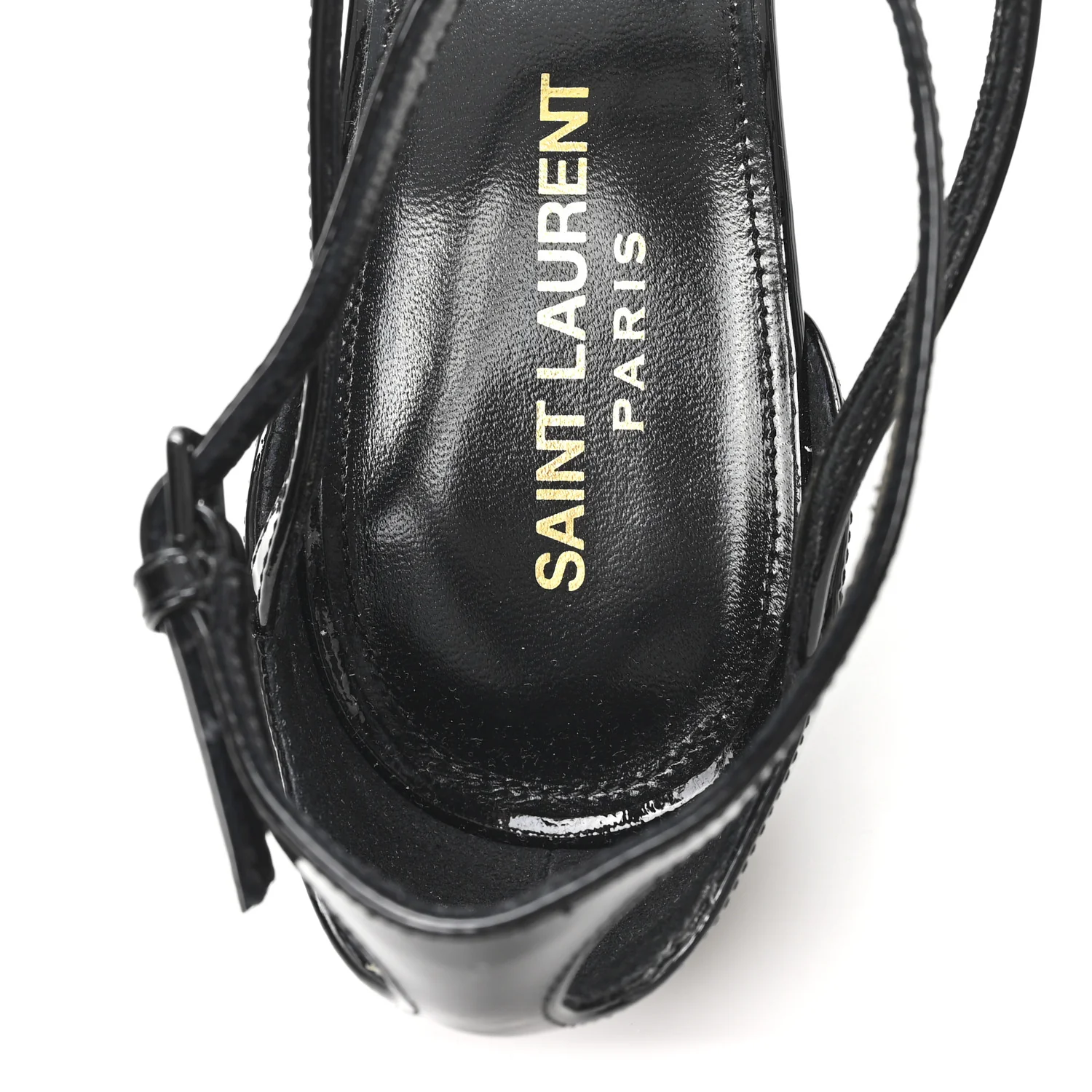 Vernice Chiffon Cassandra 100 Ankle Strap Sandals 41 Black - Image 9