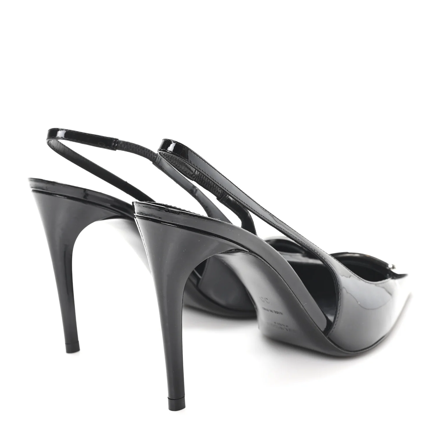 Vernice Grupy Avenue 95 Slingback Pumps 38 Black - Image 5