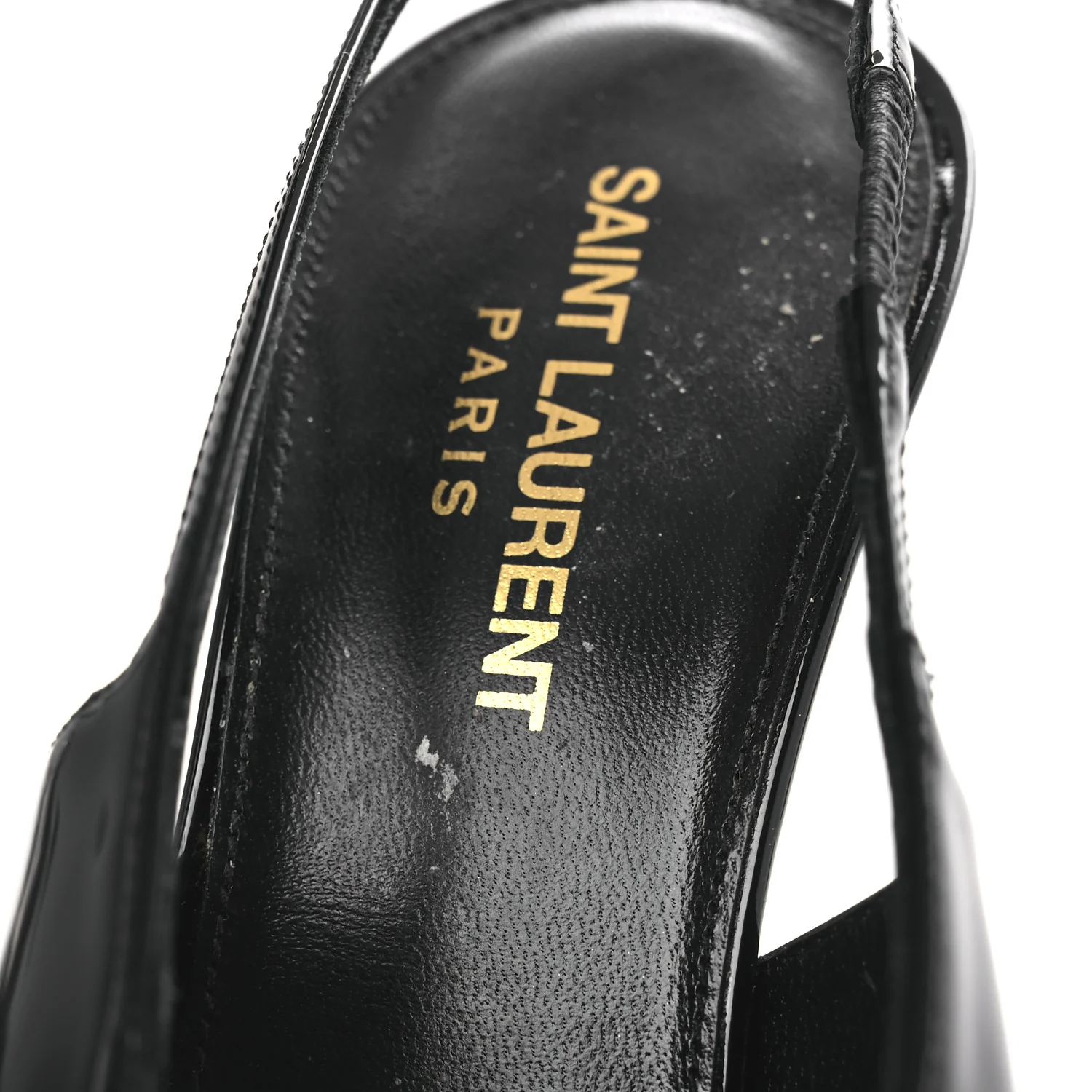 Vernice Grupy Madame 115mm Slingback Pumps 38 Black - Image 11