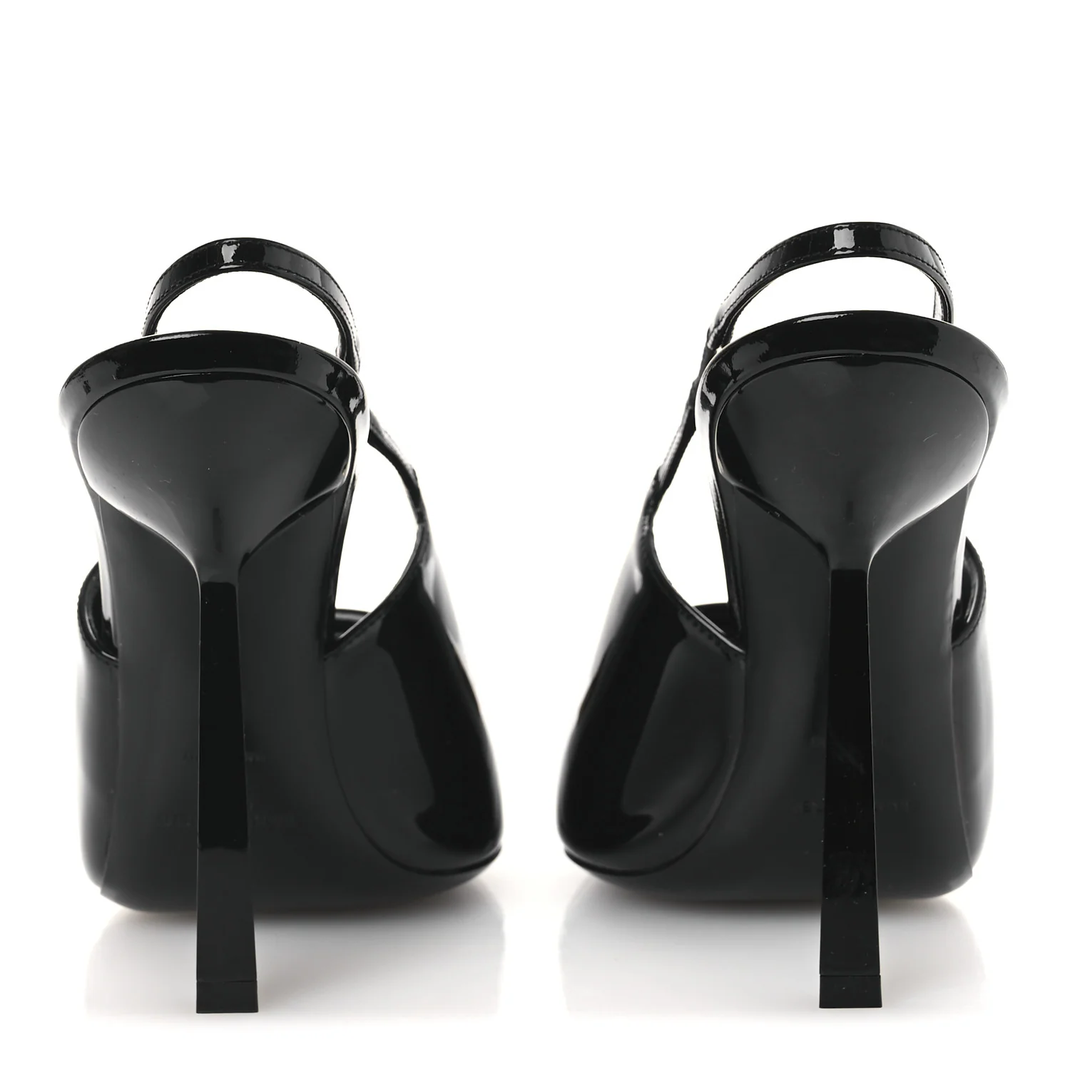 Vernice Grupy Madame 115mm Slingback Pumps 38 Black - Image 6