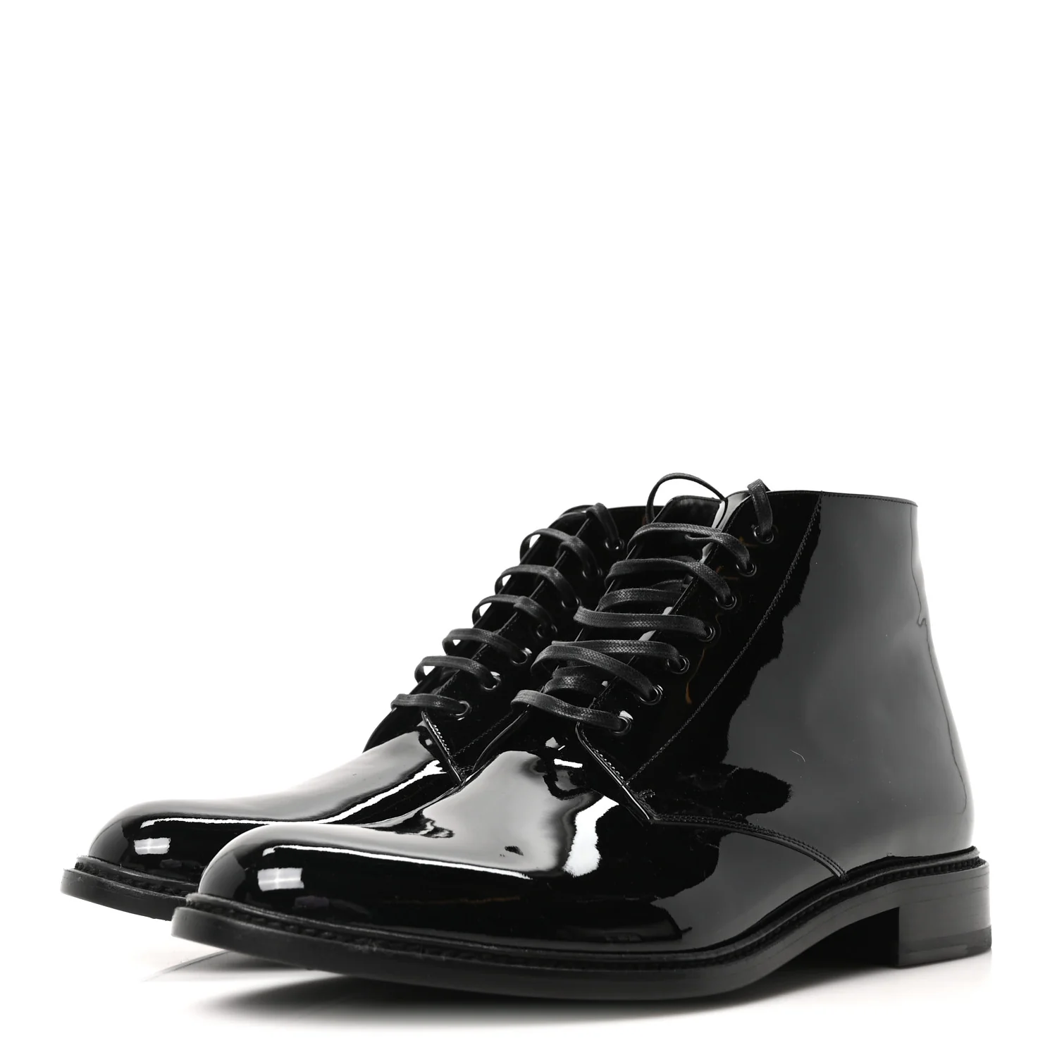 Vernice Grupy Mens Army 20 Lace Up Boots 45 Black - Image 4