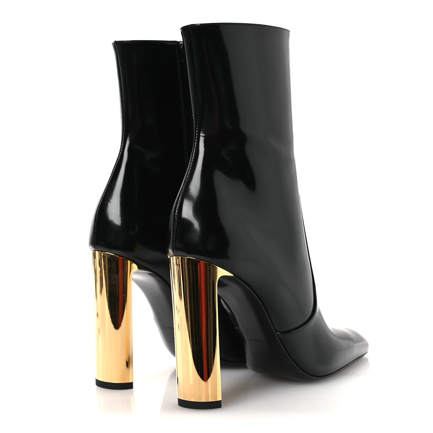 Vitello Marilyn Auteuil 105 Ankle Zip Boots 37.5 Black - Image 5