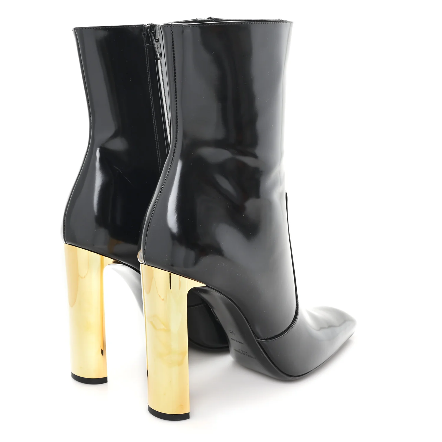 Vitello Marilyn Auteuil 105 Ankle Zip Boots 40 Black - Image 5