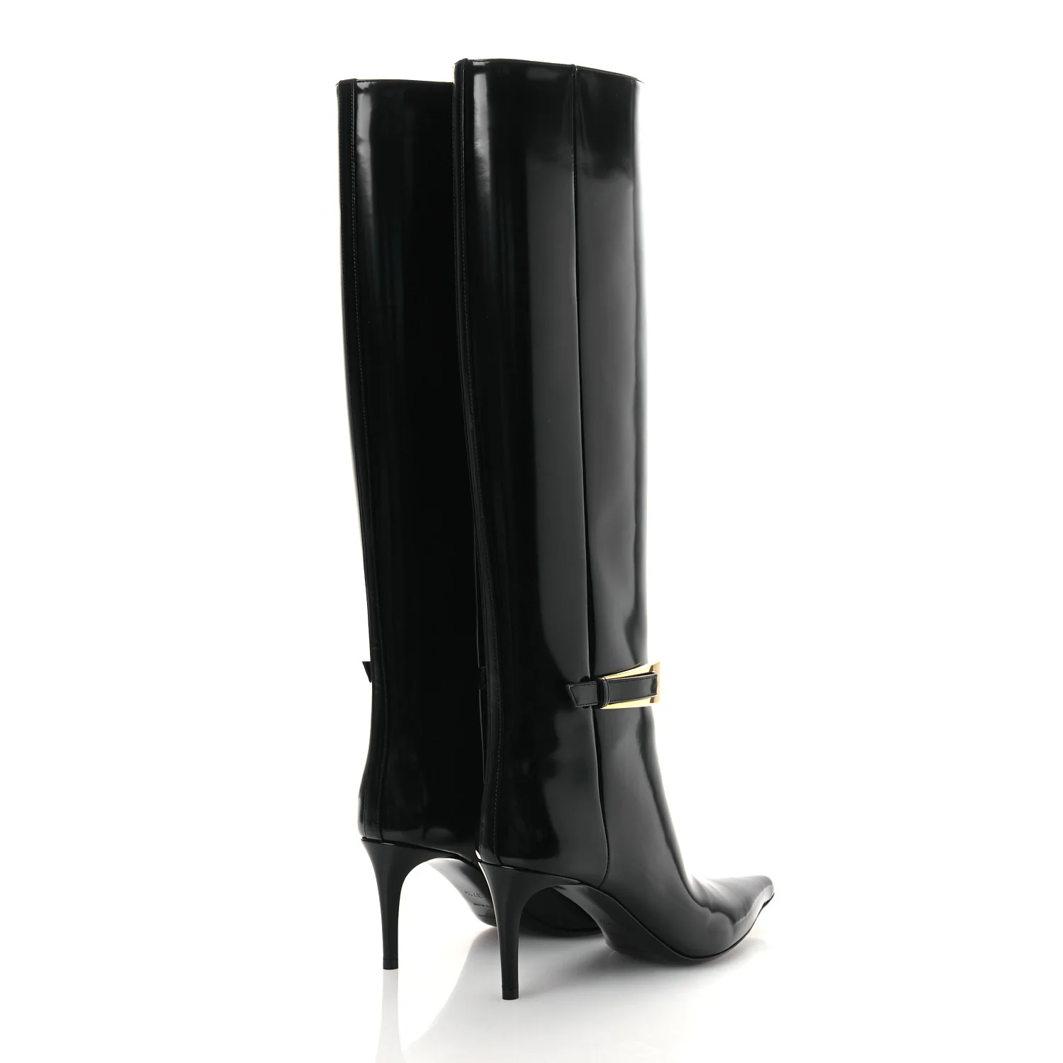 Vitello Marilyn Hacker 70mm Luz Boots 37.5 Black - Image 5