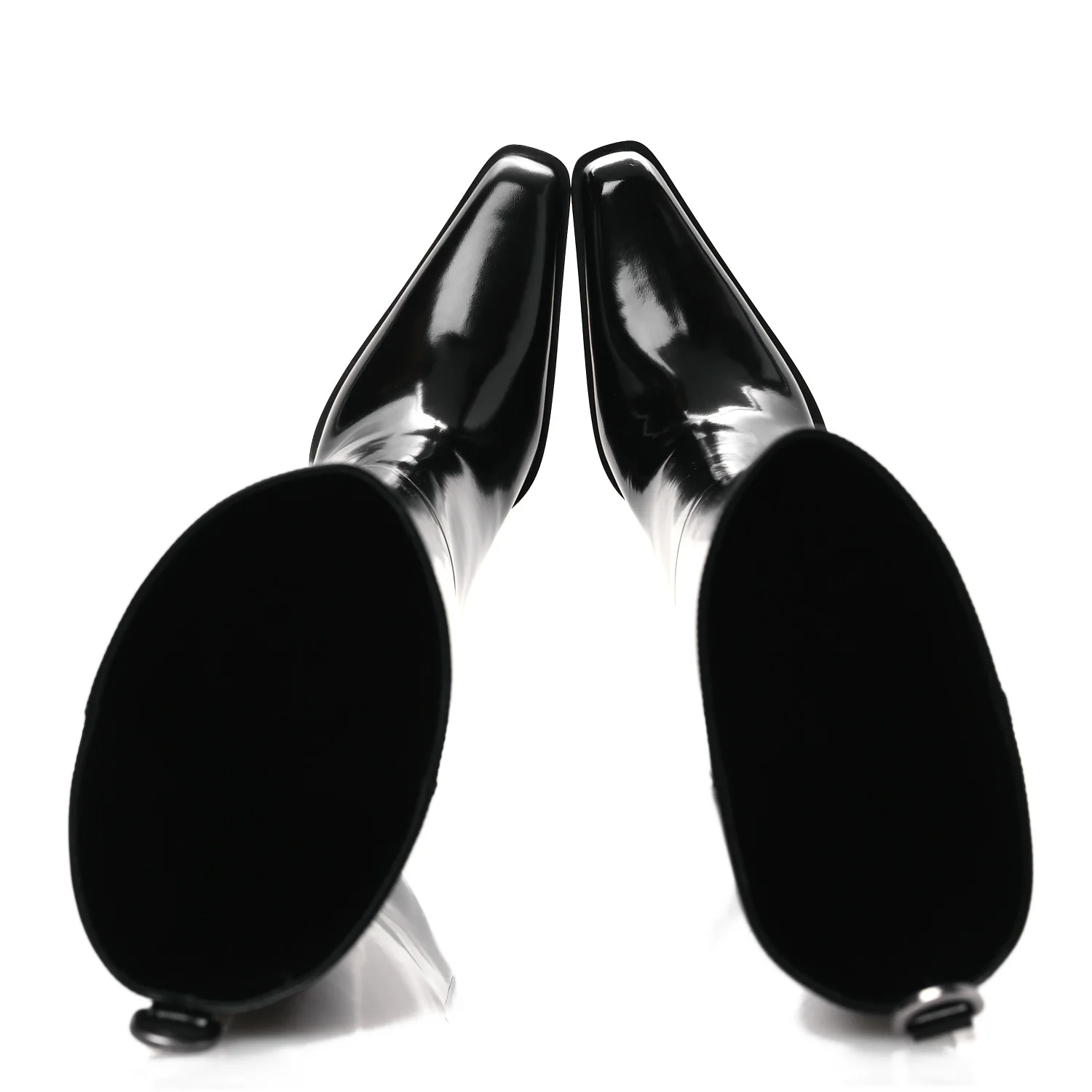 Vitello Marilyn Nina 95 Knee High Boots 38 Black - Image 2