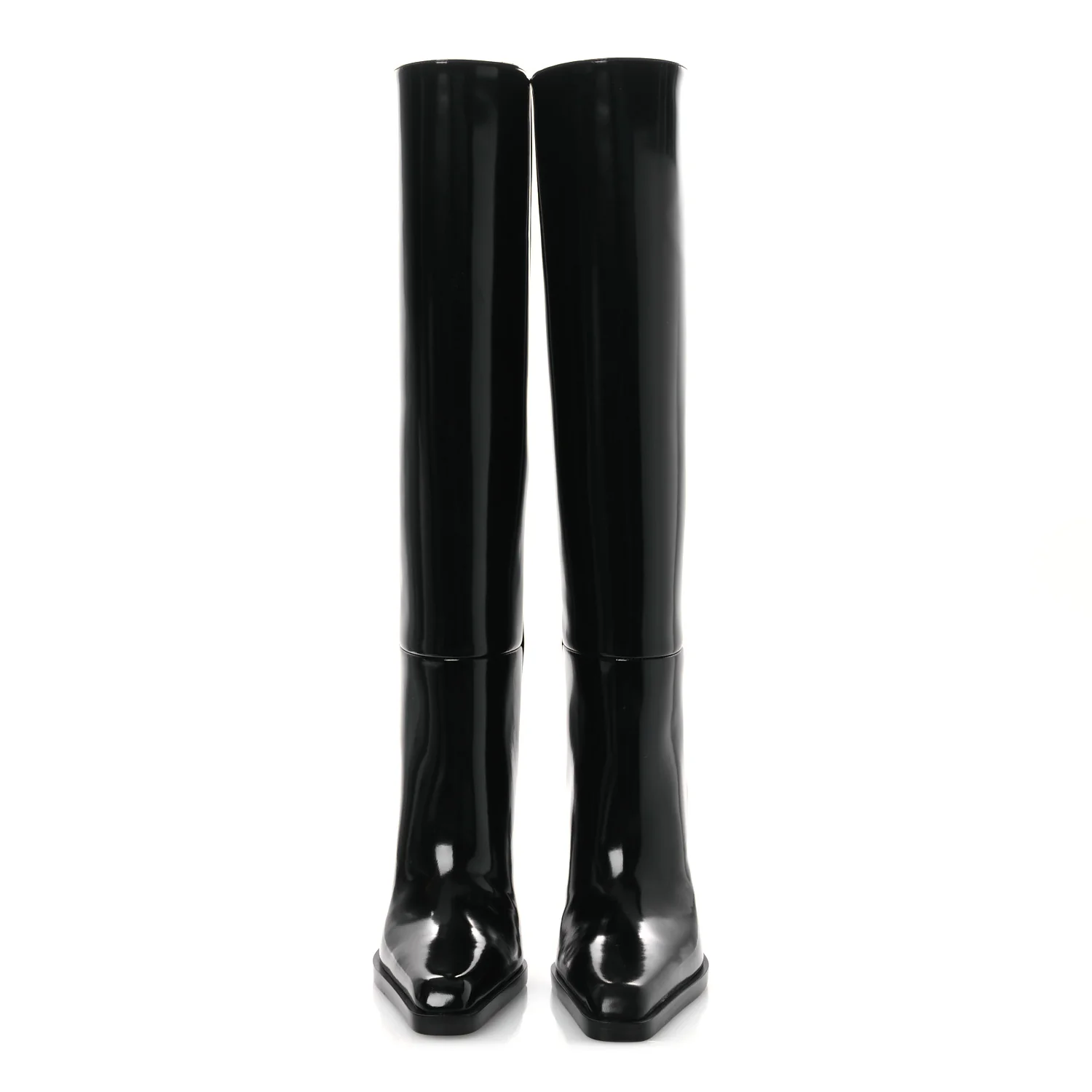 Vitello Marilyn Nina 95 Knee High Boots 38 Black - Image 3