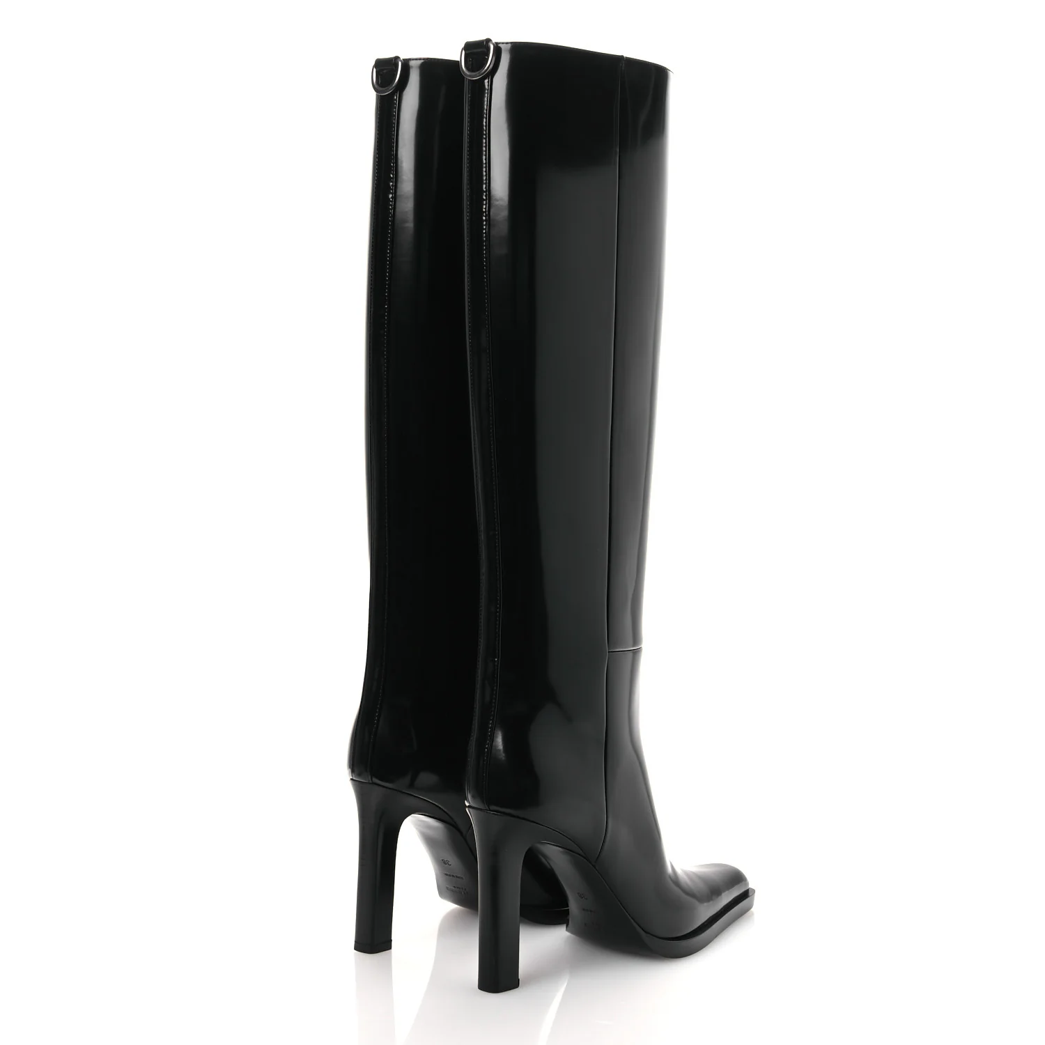 Vitello Marilyn Nina 95 Knee High Boots 38 Black - Image 5