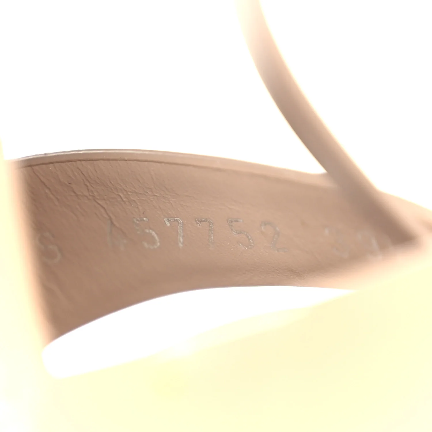 Vitello Vernice Tribute 105 Platform Sandals 39.5 Nude - Image 9