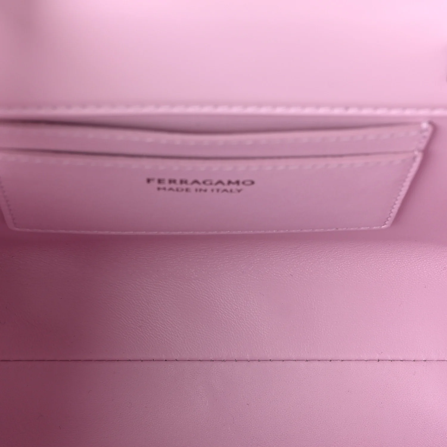 Brushed Calfskin Mini Wanda Top Handle Bag Bubble Gum - Image 4