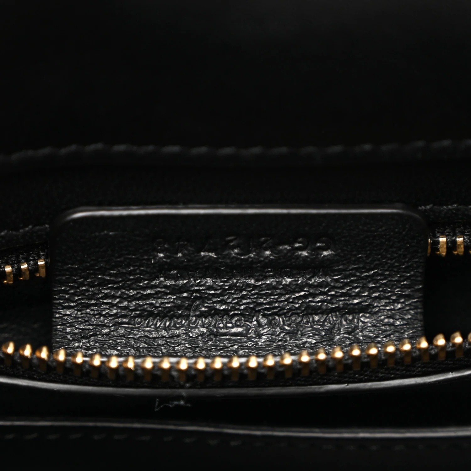 Calfskin Aura Shoulder Bag Black - Image 7