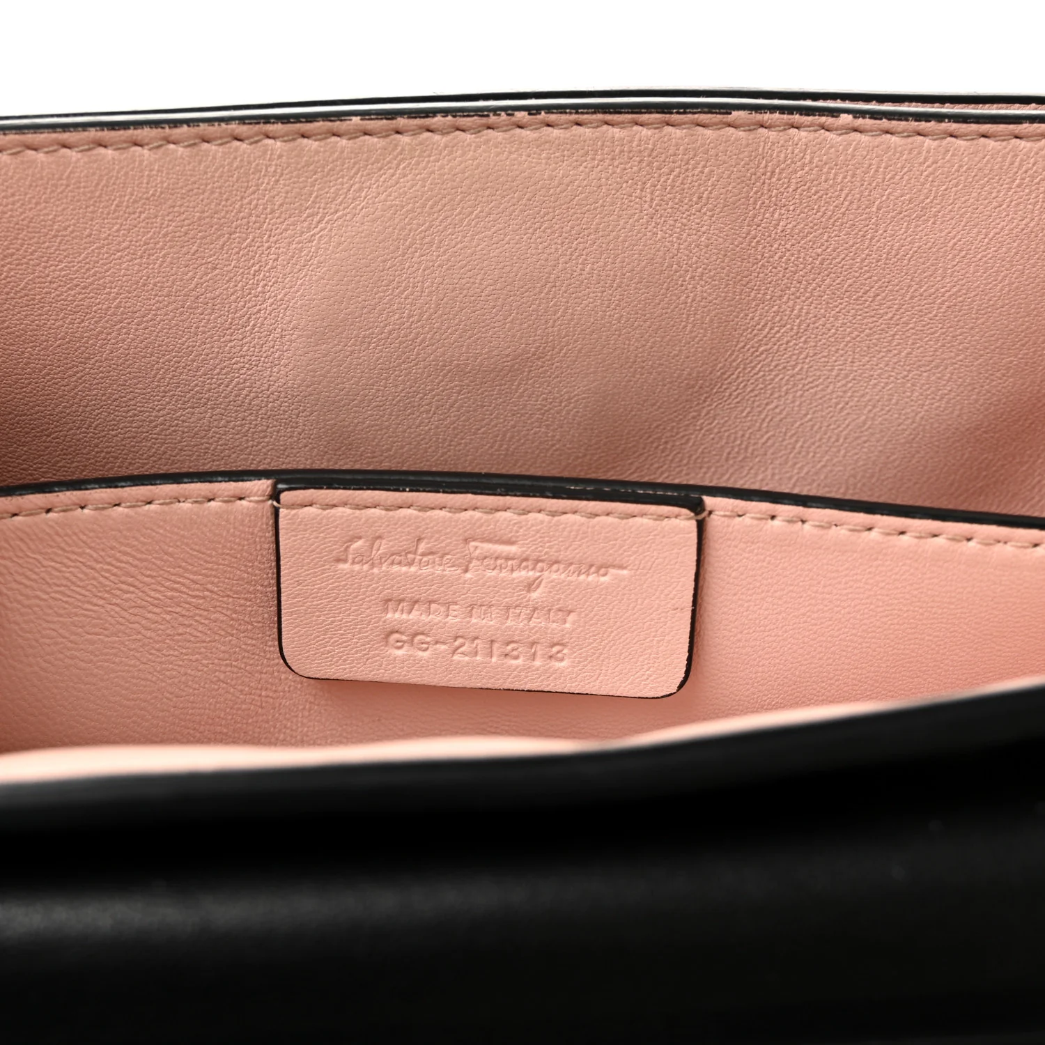 Calfskin Embossed Medium Margot Top Handle Satchel Black - Image 8