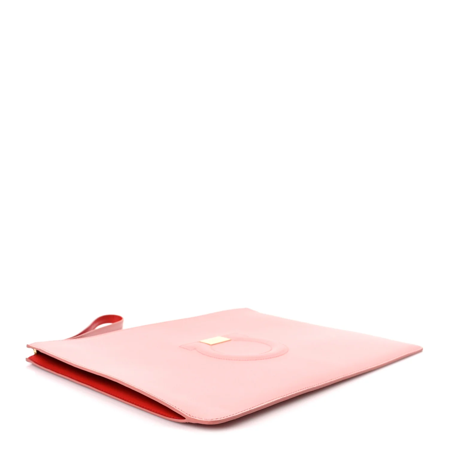 Calfskin Gancini CIty Wristlet Pink - Image 4