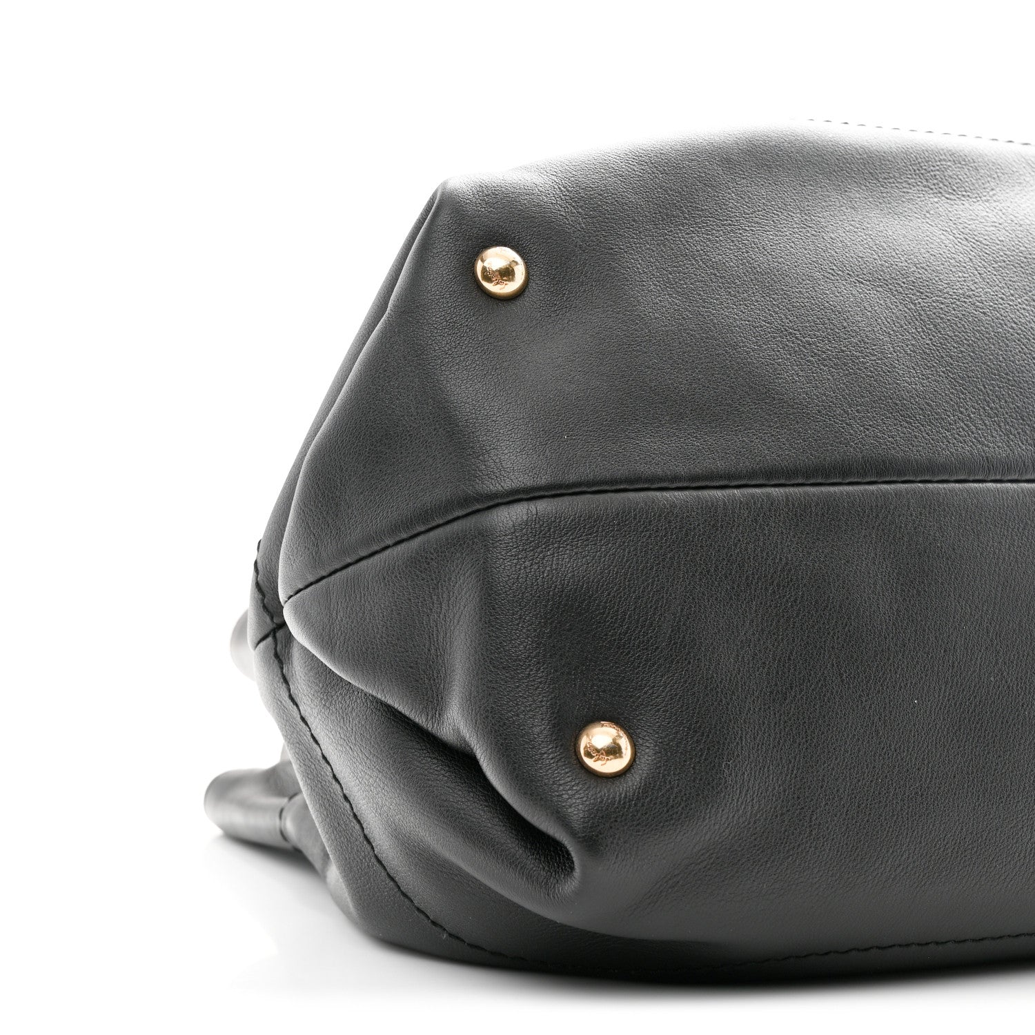Calfskin Gancini Tote Bag Black - Image 9