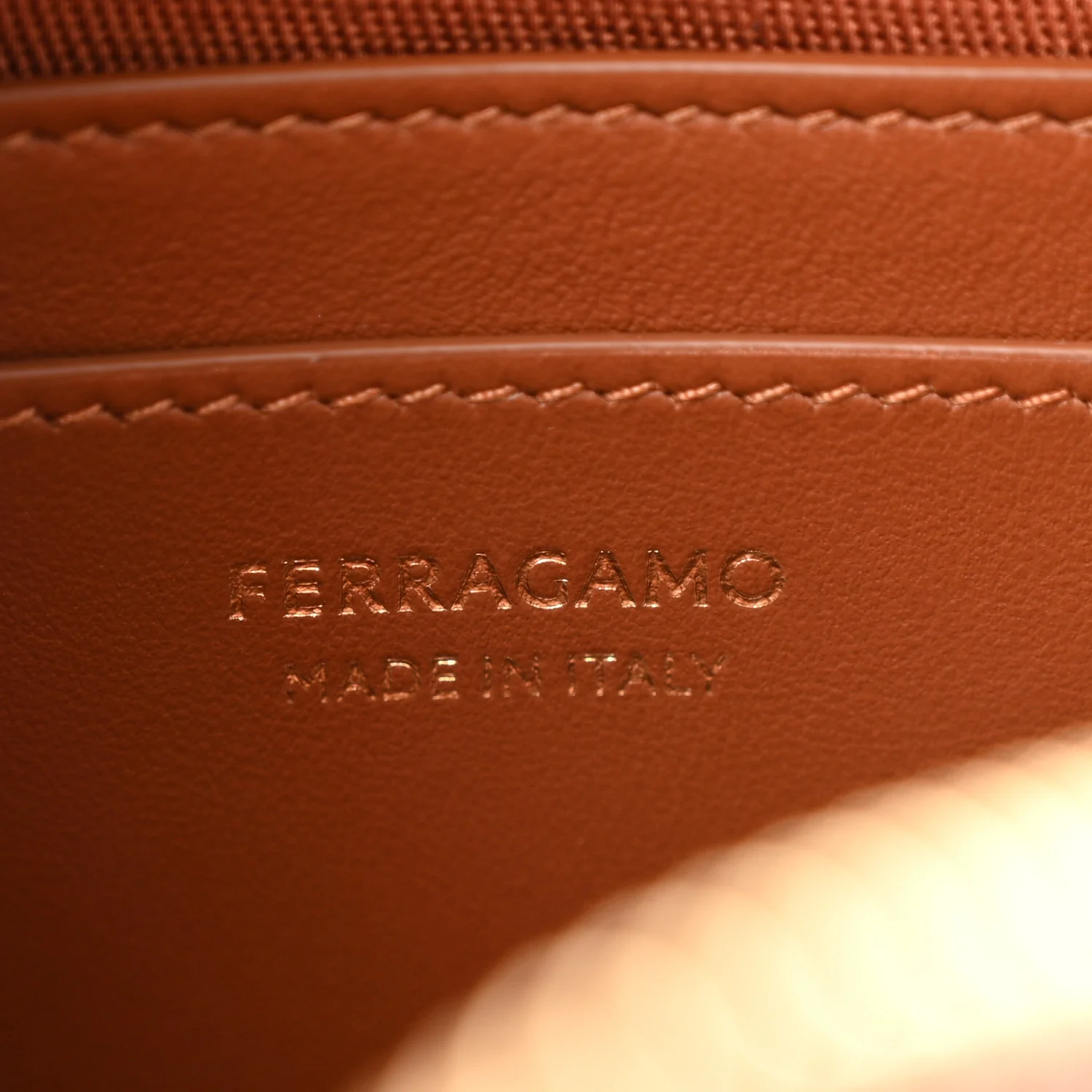 Calfskin Gancio Small Archive Camera Case Natural Brown - Image 6